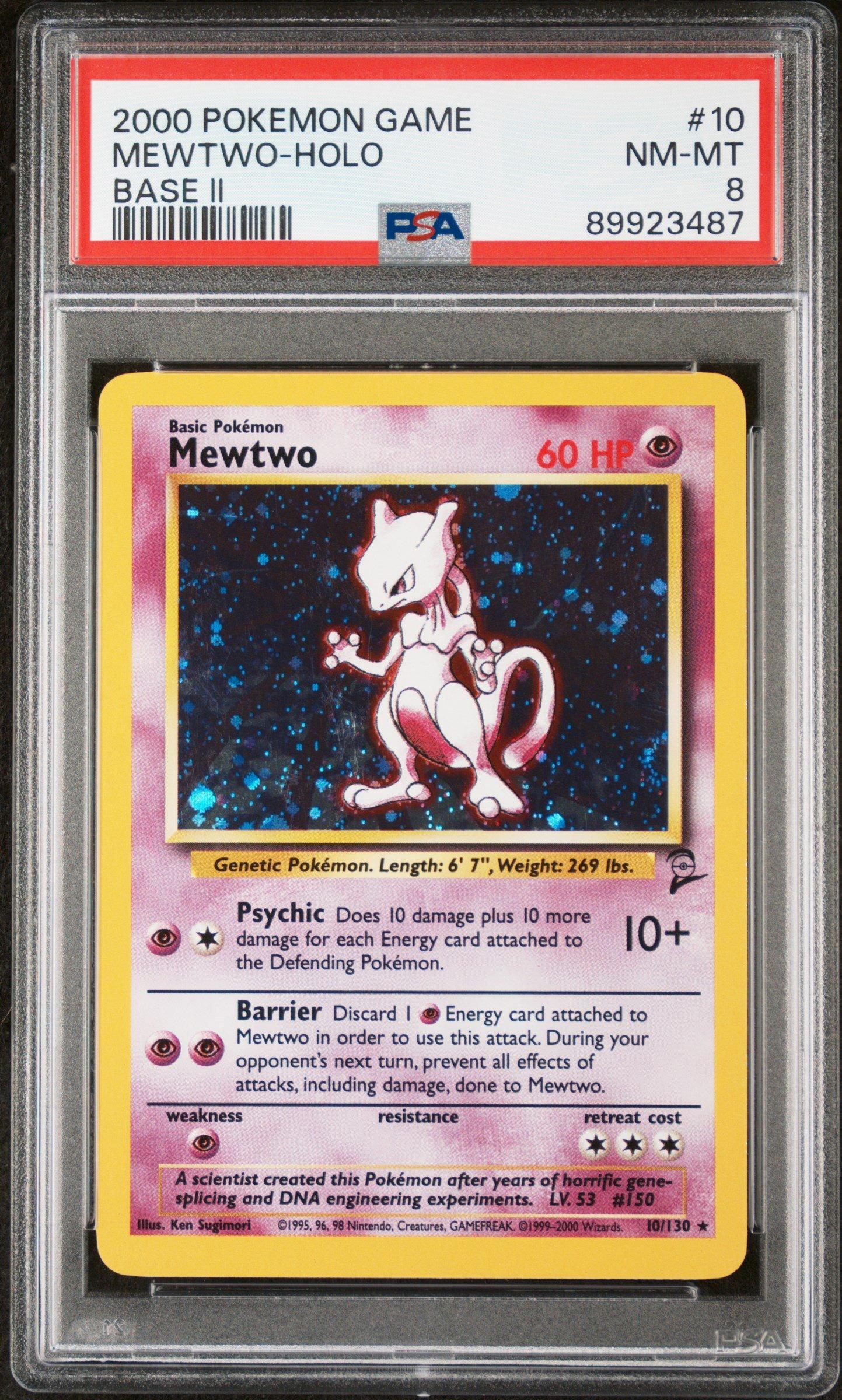 2000 Pokemon Game Base Ii 10 Mewtwo-holo PSA 8 | GameStop