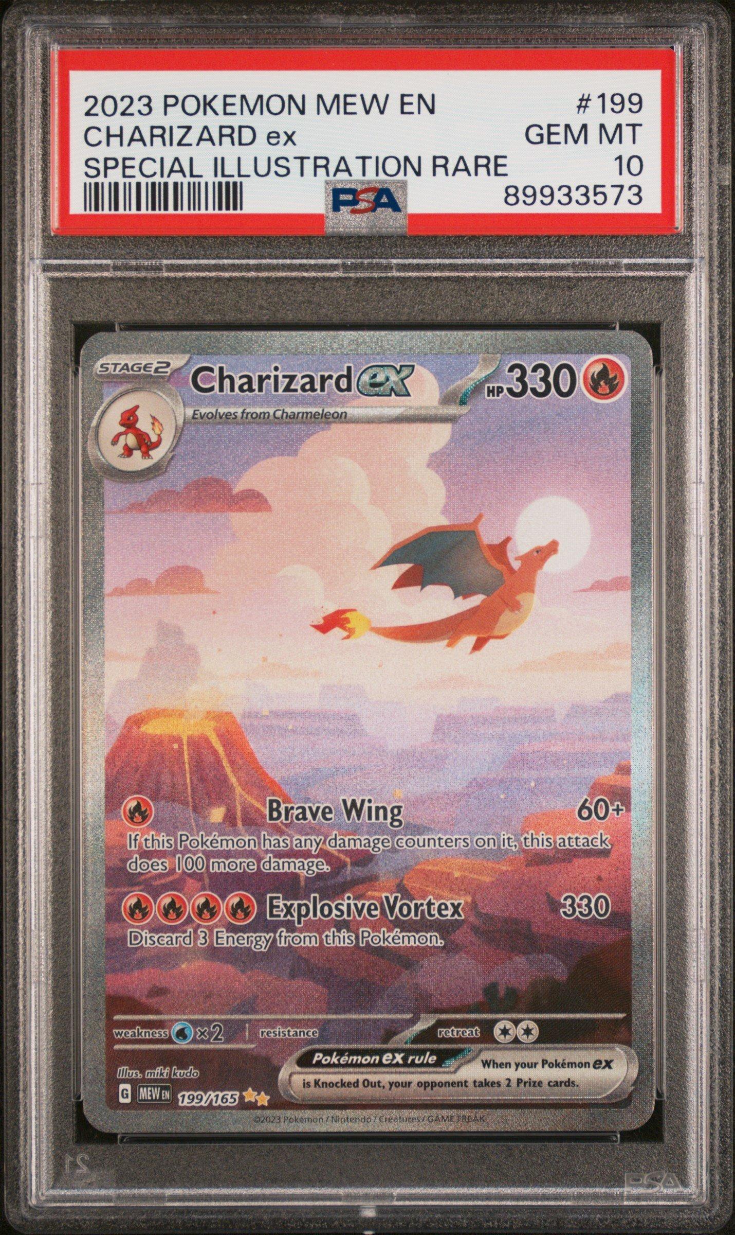 2023 Pokemon Mew En-151 199 Charizard Ex Special Illustration Rare