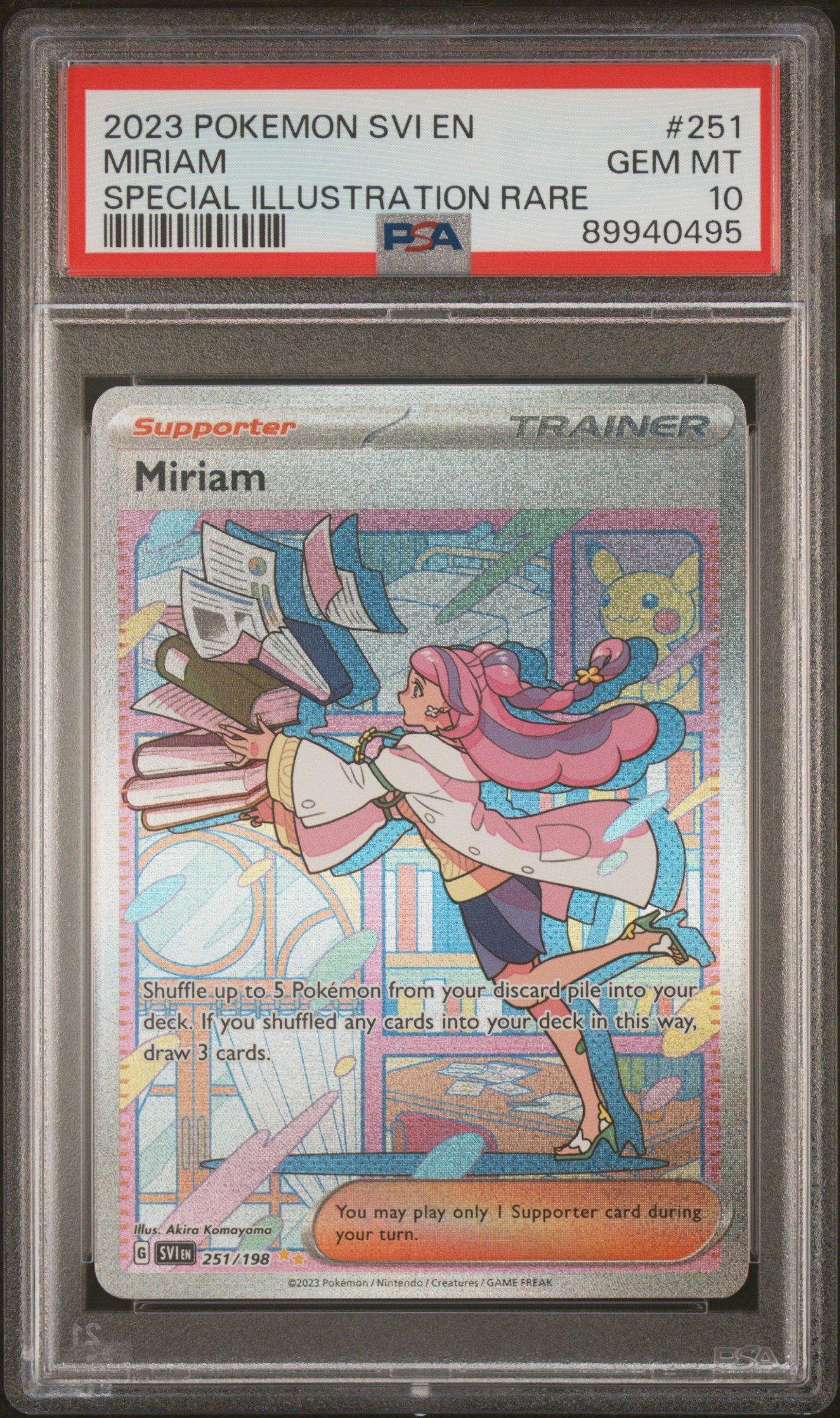 2023 Pokemon Svi En-scarlet & Violet 251 Miriam Special