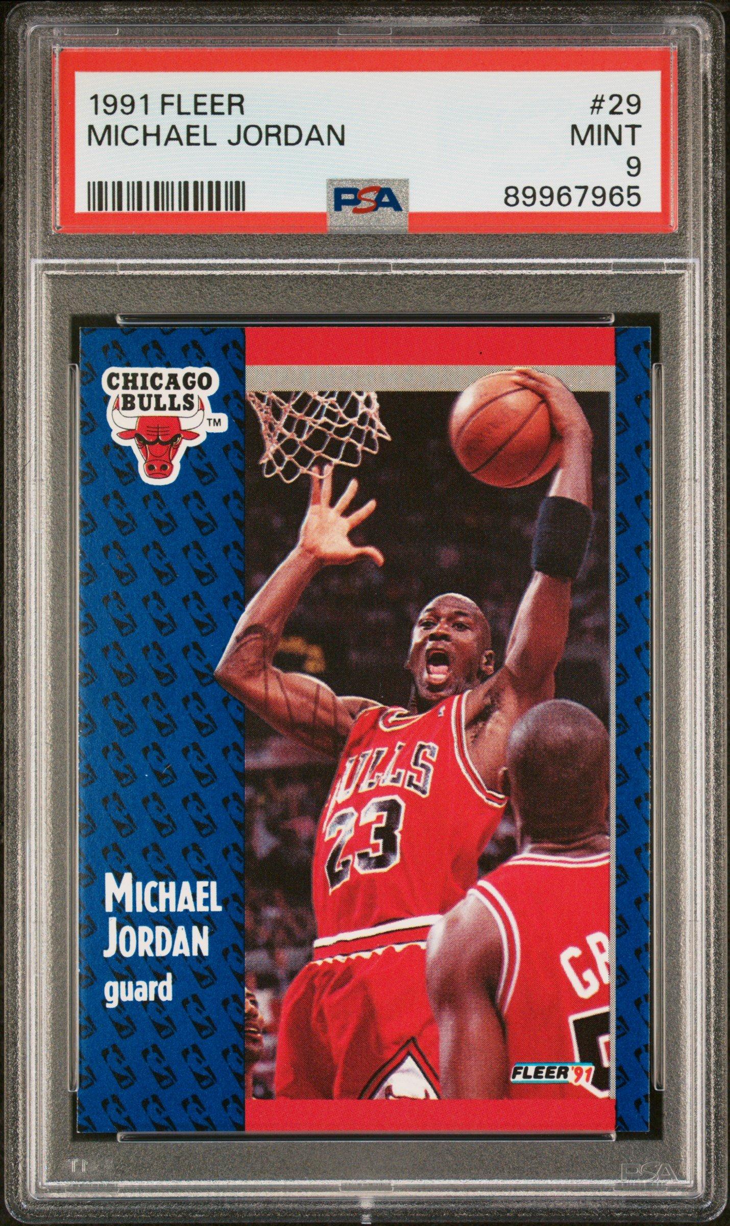 1991 Fleer 29 Michael Jordan PSA 9 Graded Card | GameStop