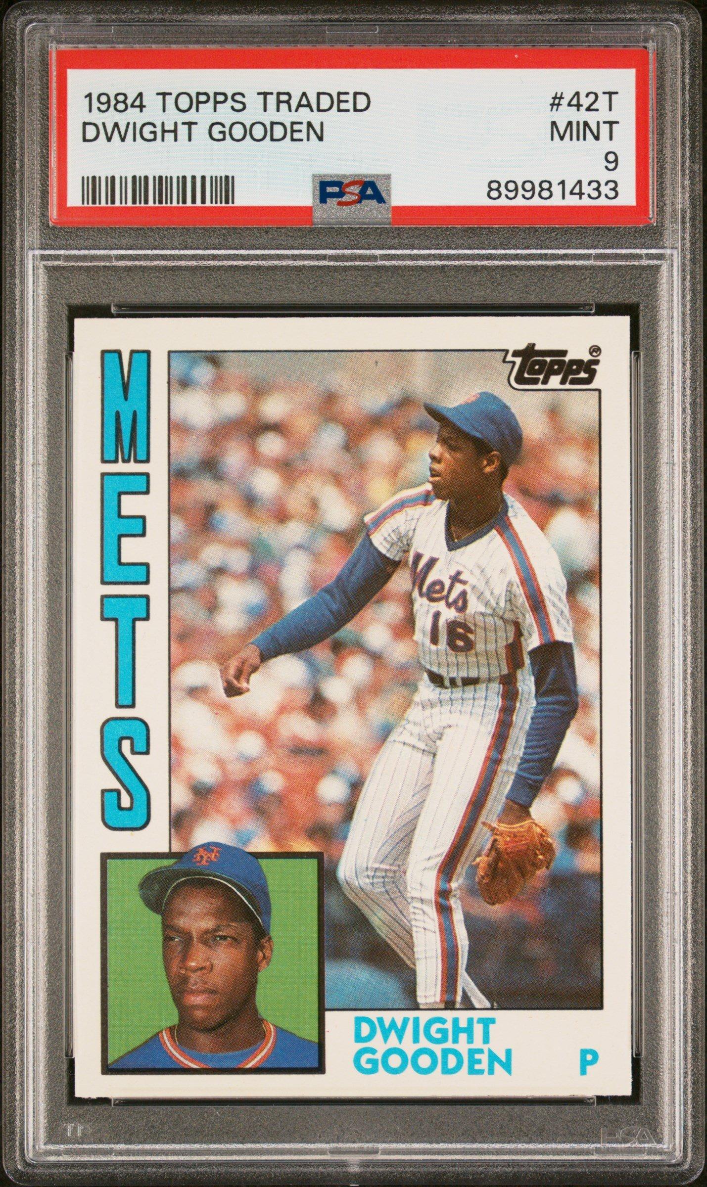 1984 Topps Traded 42t Dwight Gooden PSA