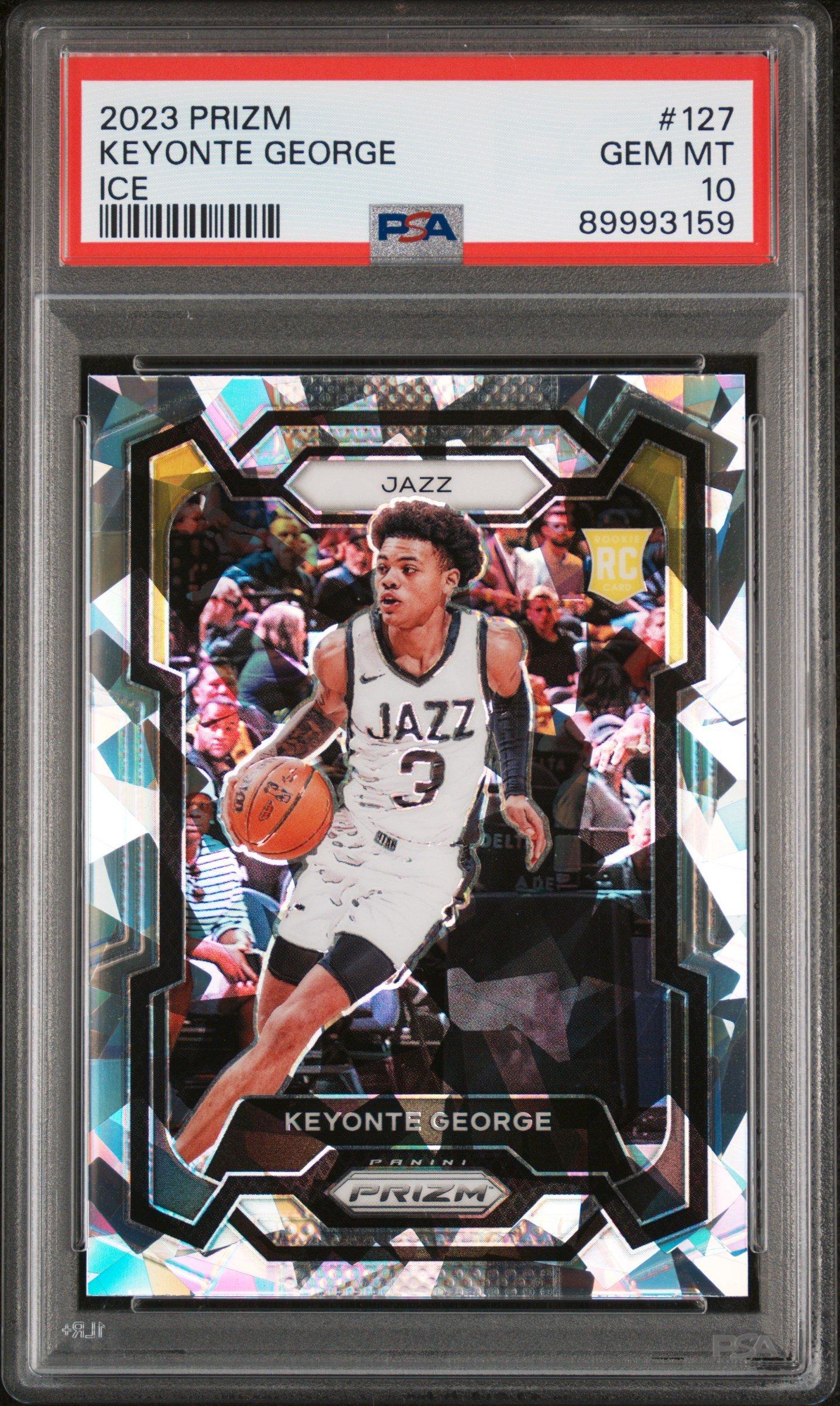 2023 Panini Prizm 127 Keyonte George PSA 10
