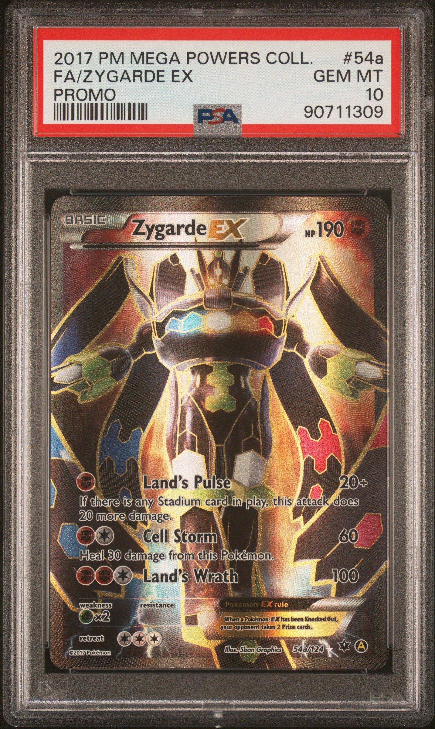 2017 Pokemon Mega Powers Collection Promo 54a Fa/zygarde Ex