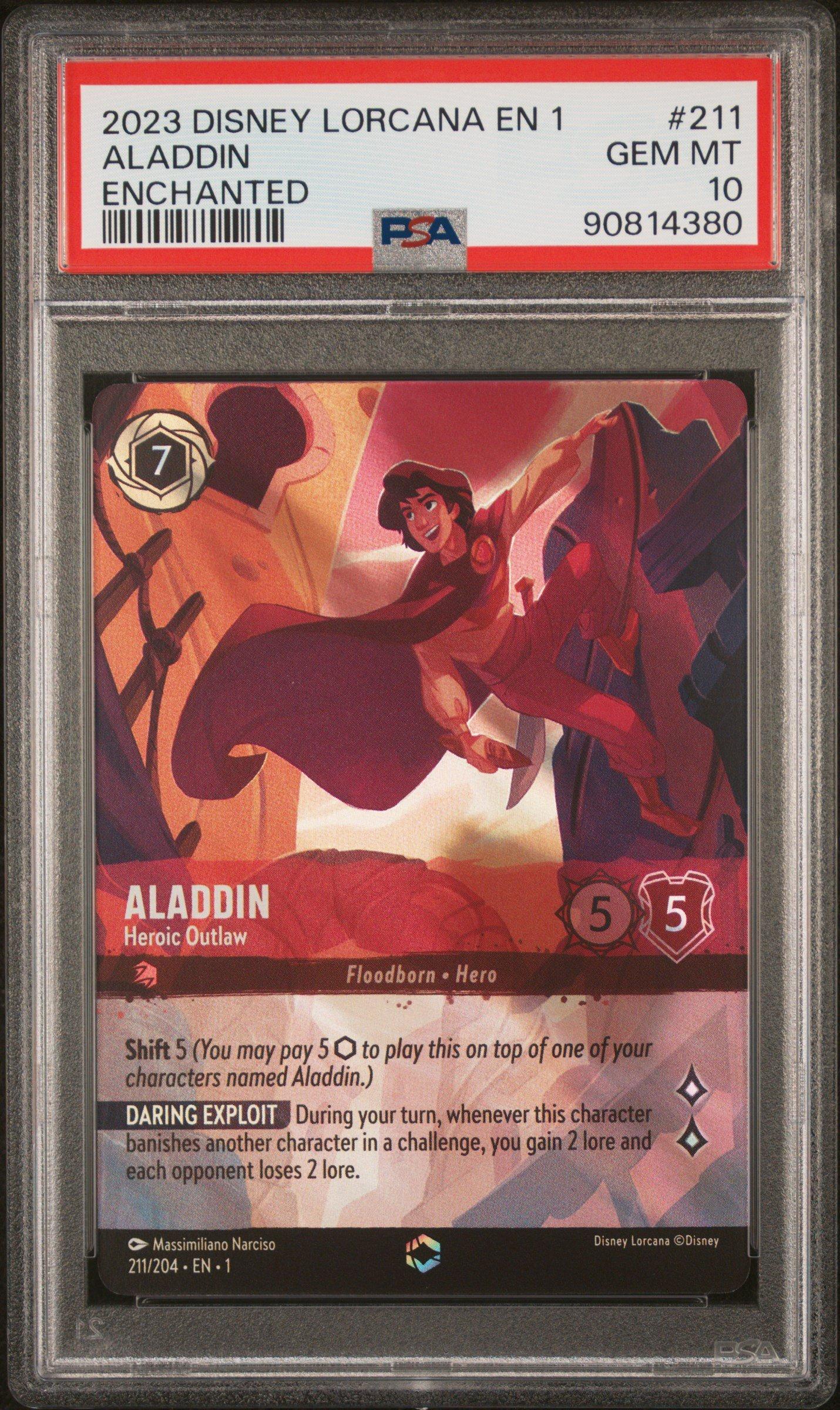 2023 Disney Lorcana En 1-the First Chapter 211 Aladdin - Heroic