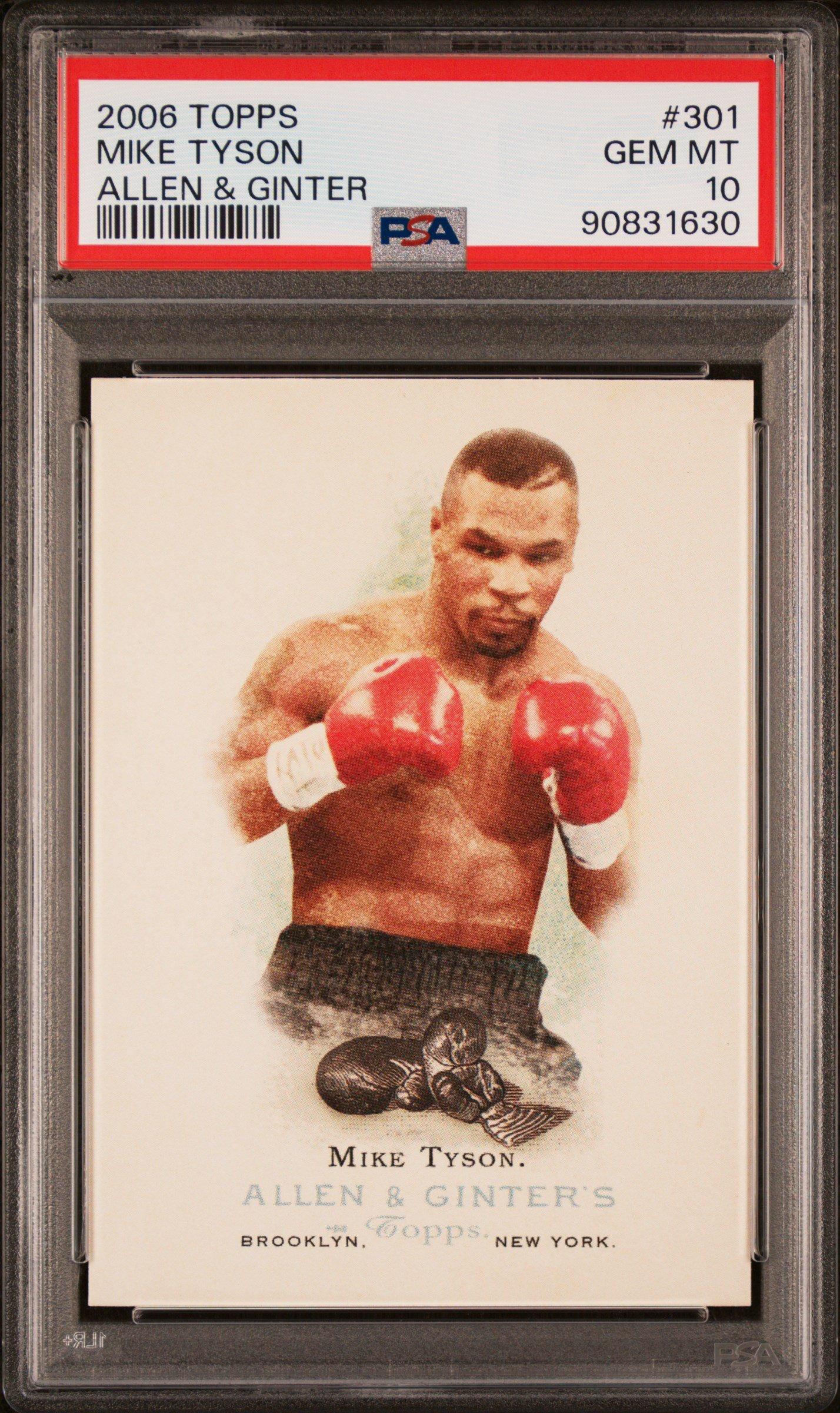 2006 Topps Allen & Ginter 301 Mike Tyson PSA 10 Graded Card | GameStop