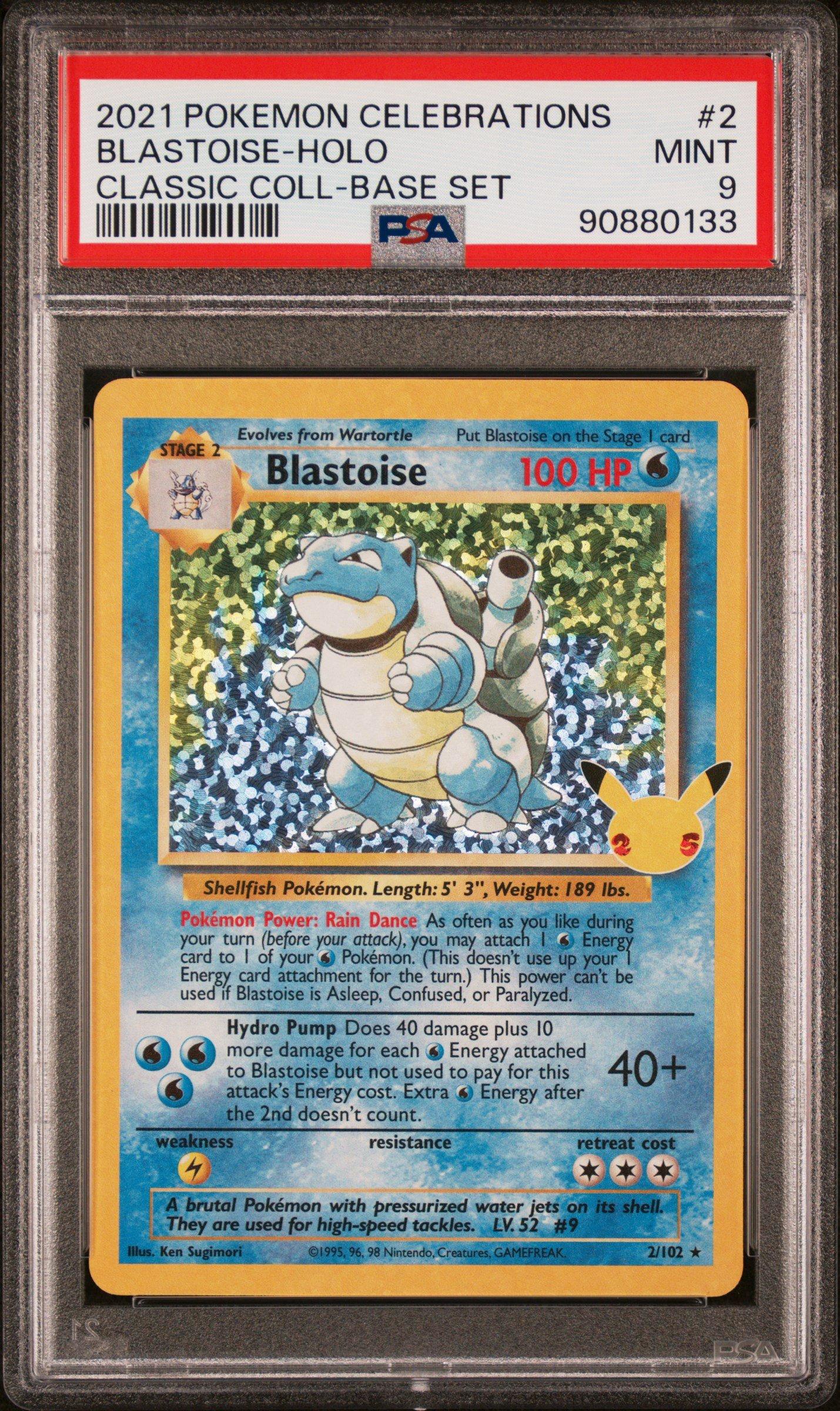 2021 Pokemon Celebrations Classic Collection 2 Blastoise PSA 9 | GameStop