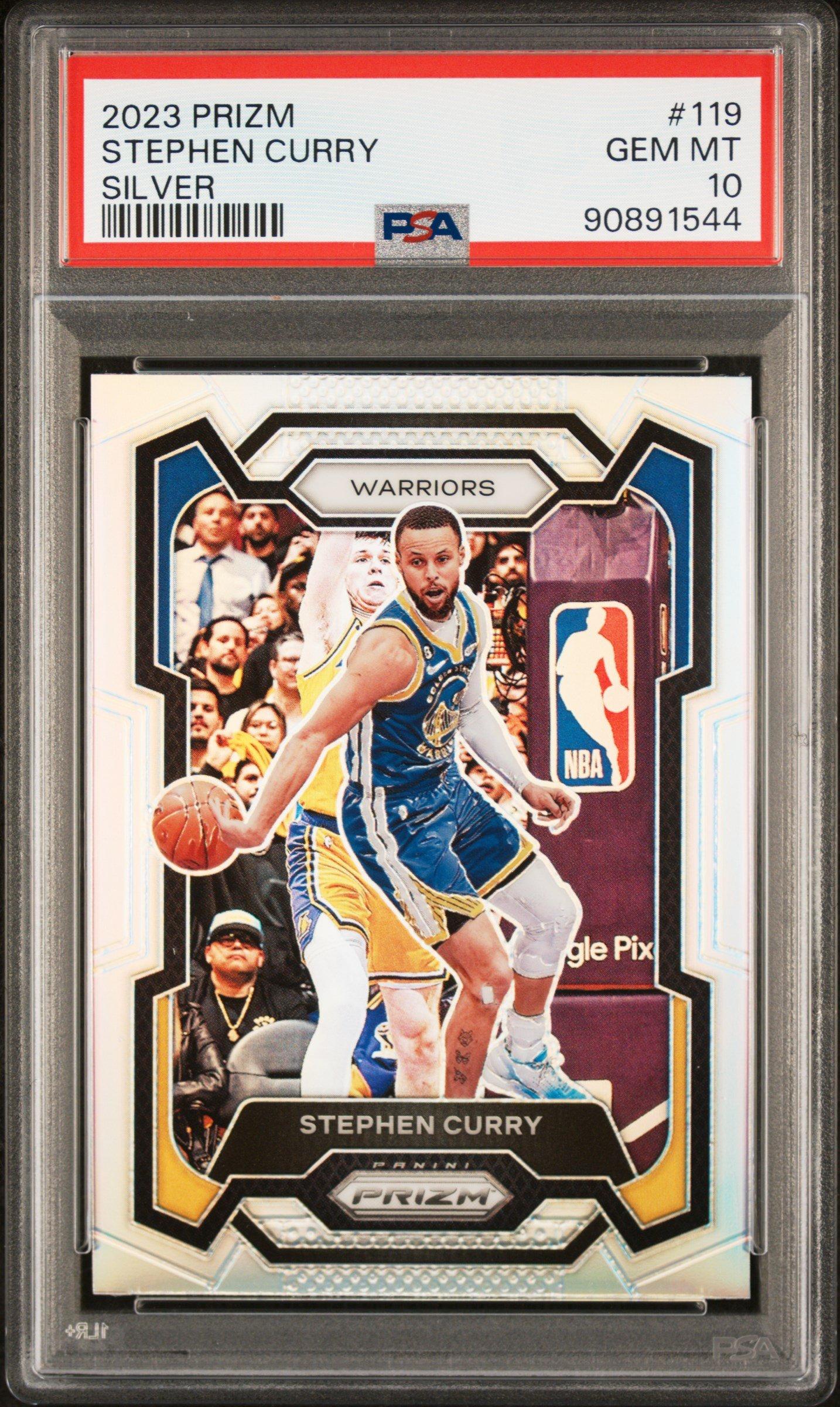 2023 Panini Prizm 119 Stephen Curry Silver Prizm PSA 10 Graded