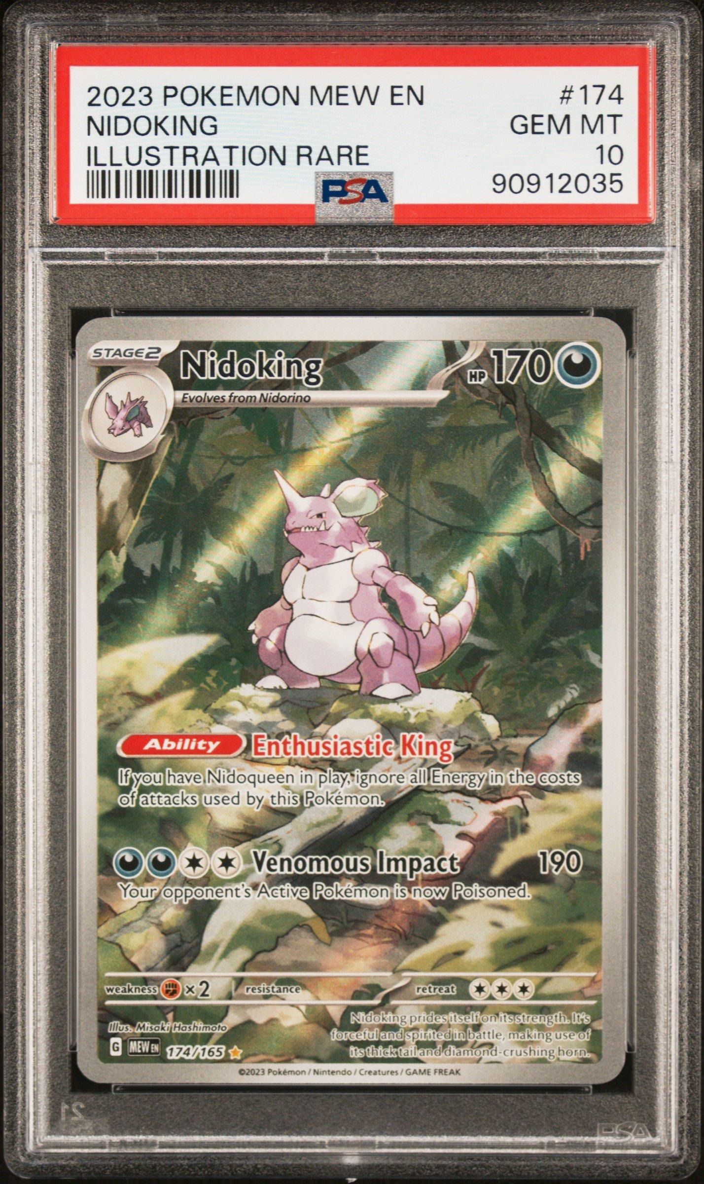 2023 Pokemon Mew En-151 174 Nidoking PSA 10 | GameStop