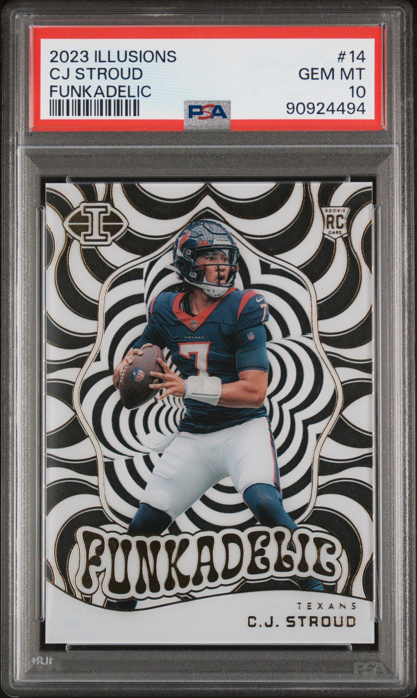 2023 Panini Illusions Funkadelic 14 Cj Stroud PSA 10