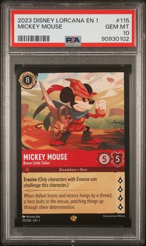 PSA10 DISNEY LORCANAマレフィセントエンチャンテッド 774 PSA10 Elsa FOIL enchanted Disney LORCANA TCG The first
