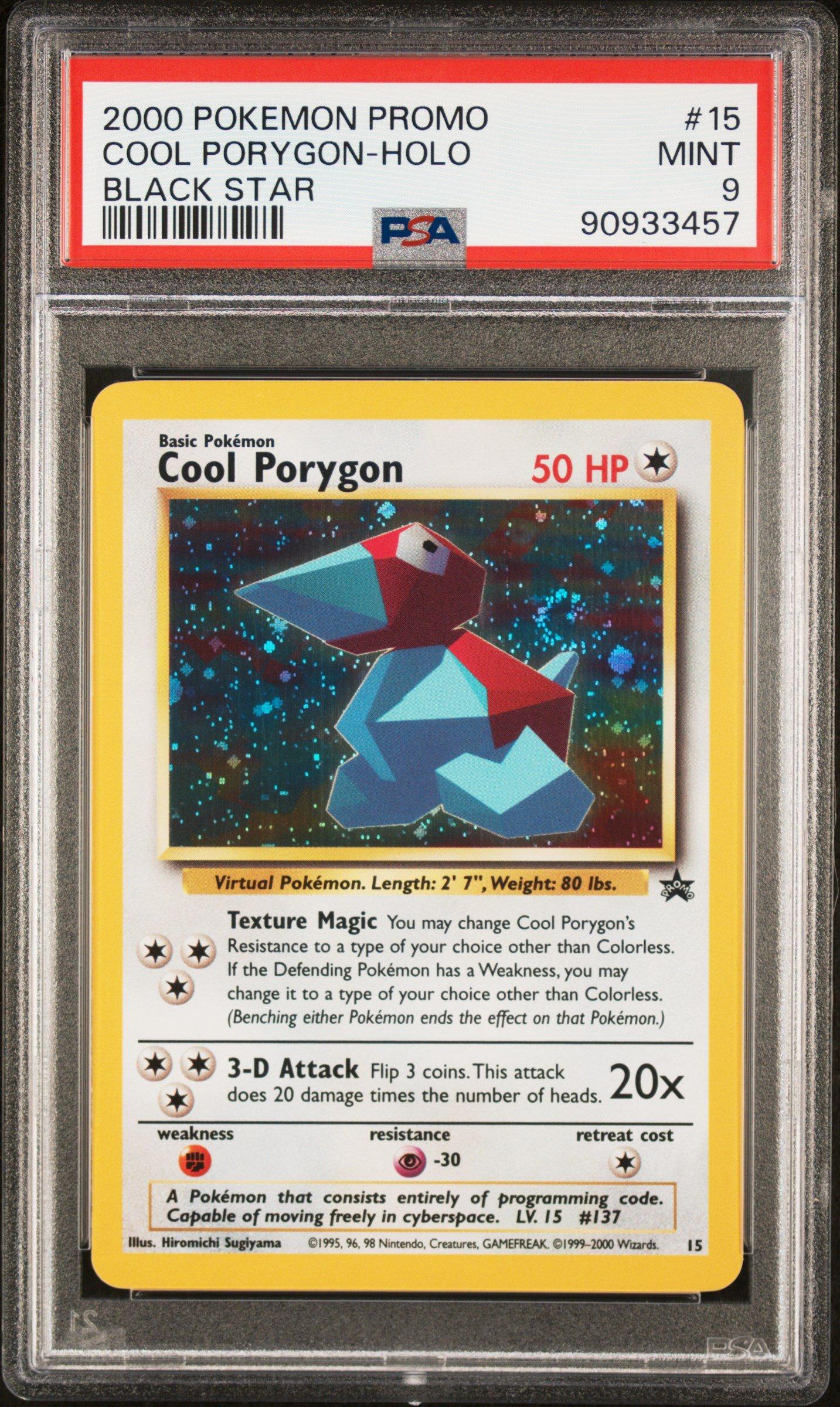 2000 Pokemon Promo Black Star 15 Cool Porygon PSA 9 | GameStop
