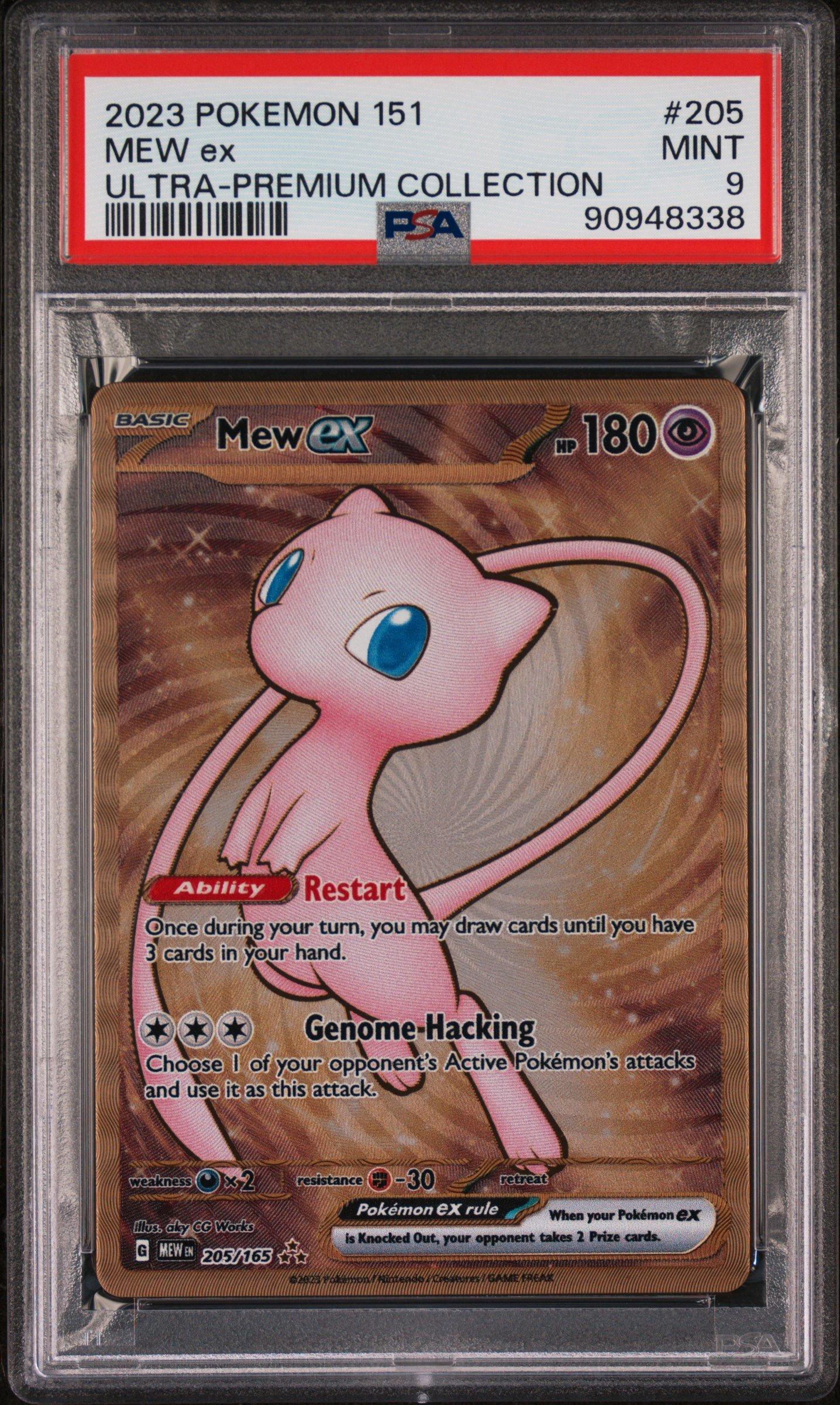 2023 Pokemon 151 Ultra-premium Collection 205 Mew Ex PSA 9 Graded