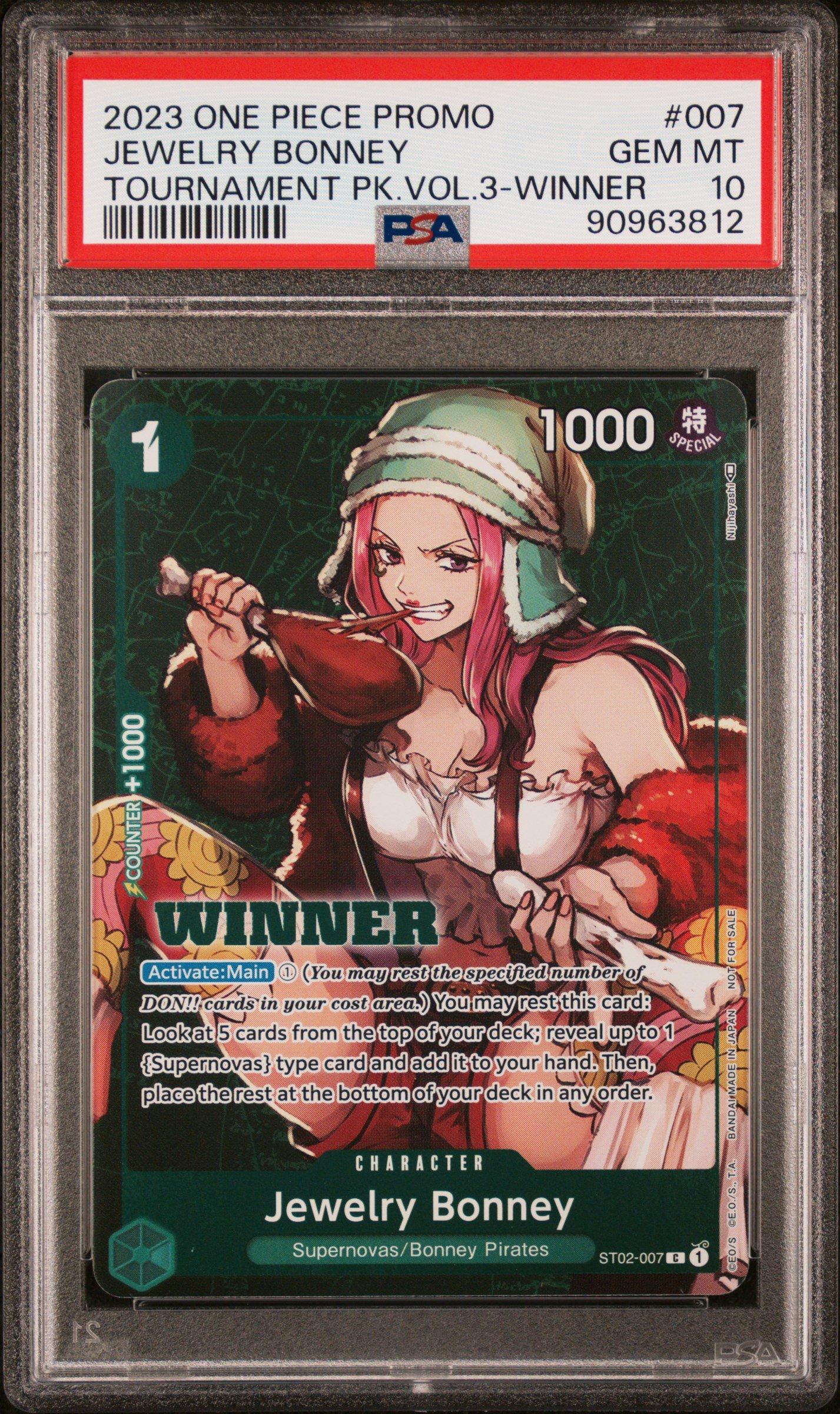 2023 One Piece Promos 007 Jewelry Bonney Tournament Pack Vol.3