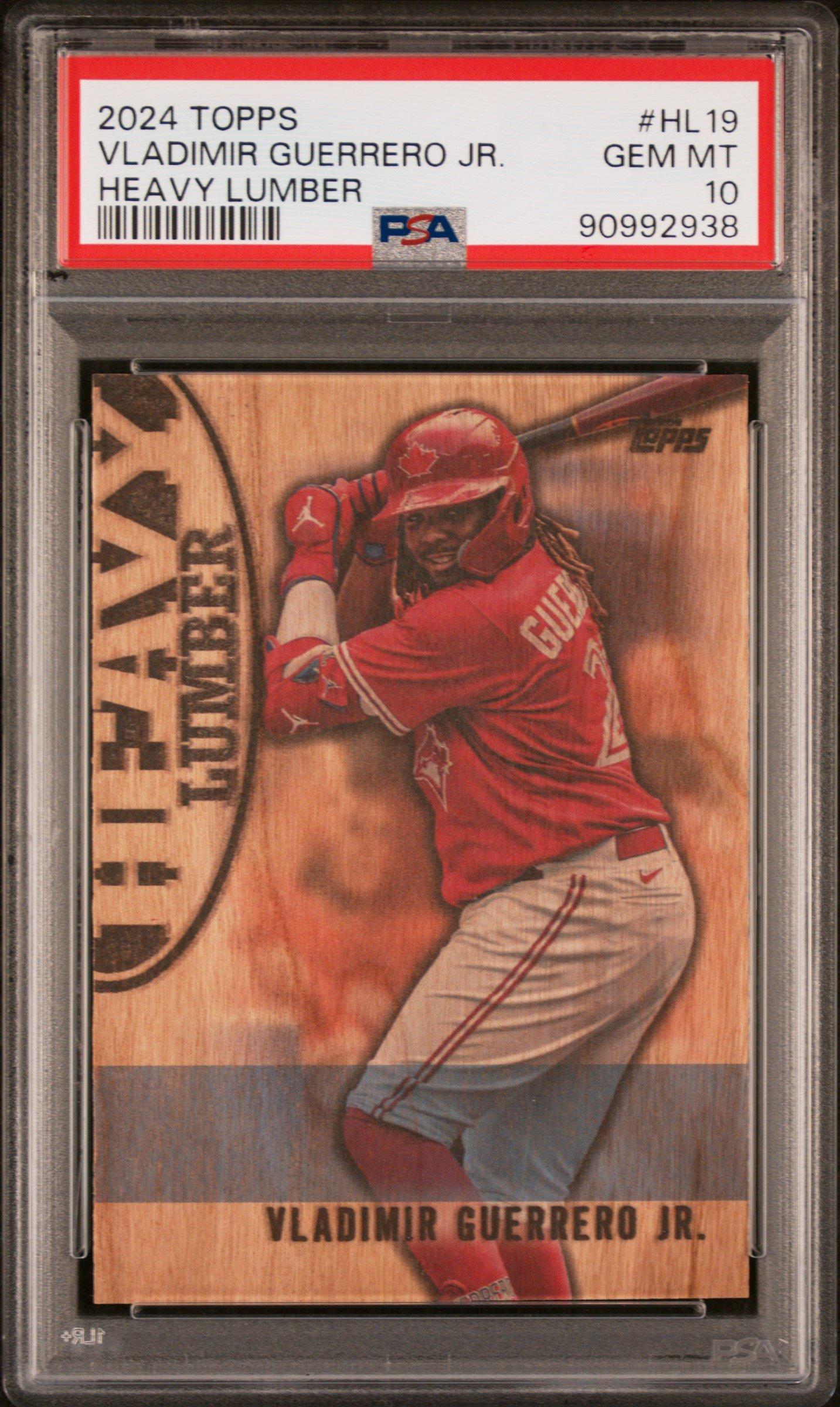 2024 Topps Heavy Lumber Hl19 Vladimir Guerrero Jr. PSA 10 Graded