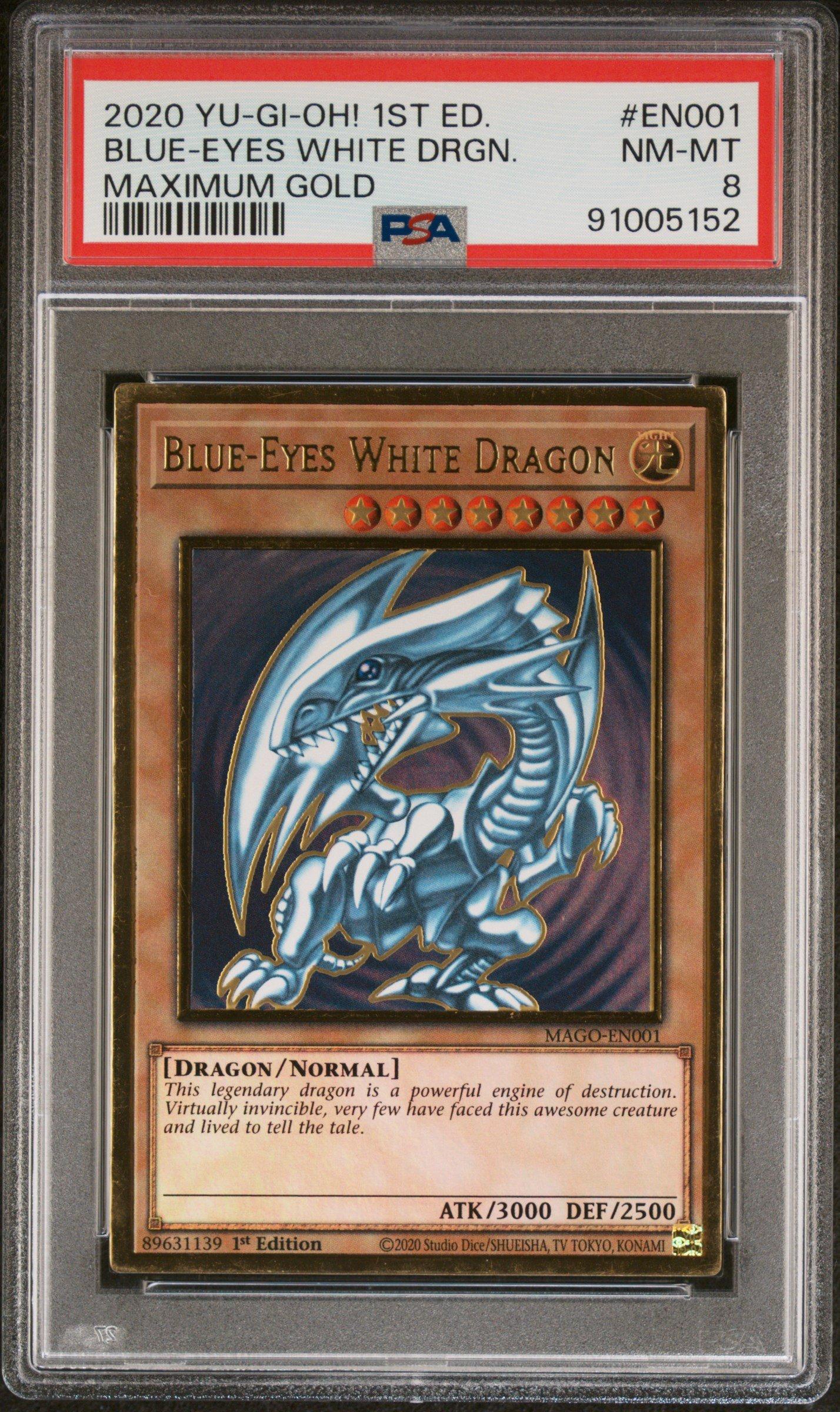 2020 Yu-gi-oh! Maximum Gold En001 Blue PSA