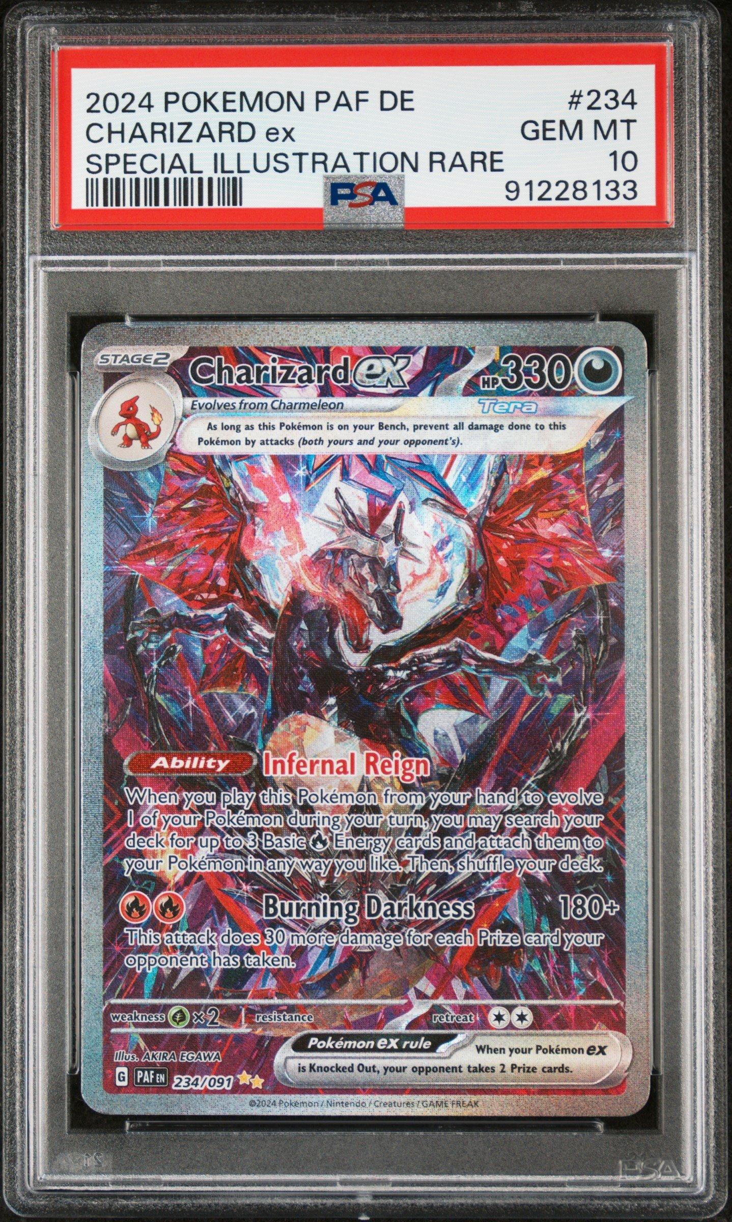 2024 Pokemon German Paf De-paldean Fates 234 Charizard Ex Special