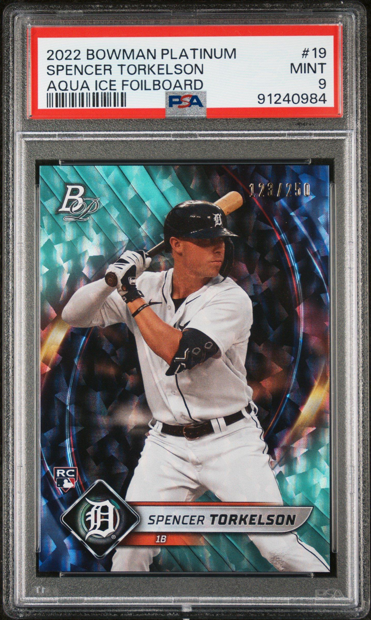 2022 Bowman Platinum 19 Spencer Torkelson PSA 9