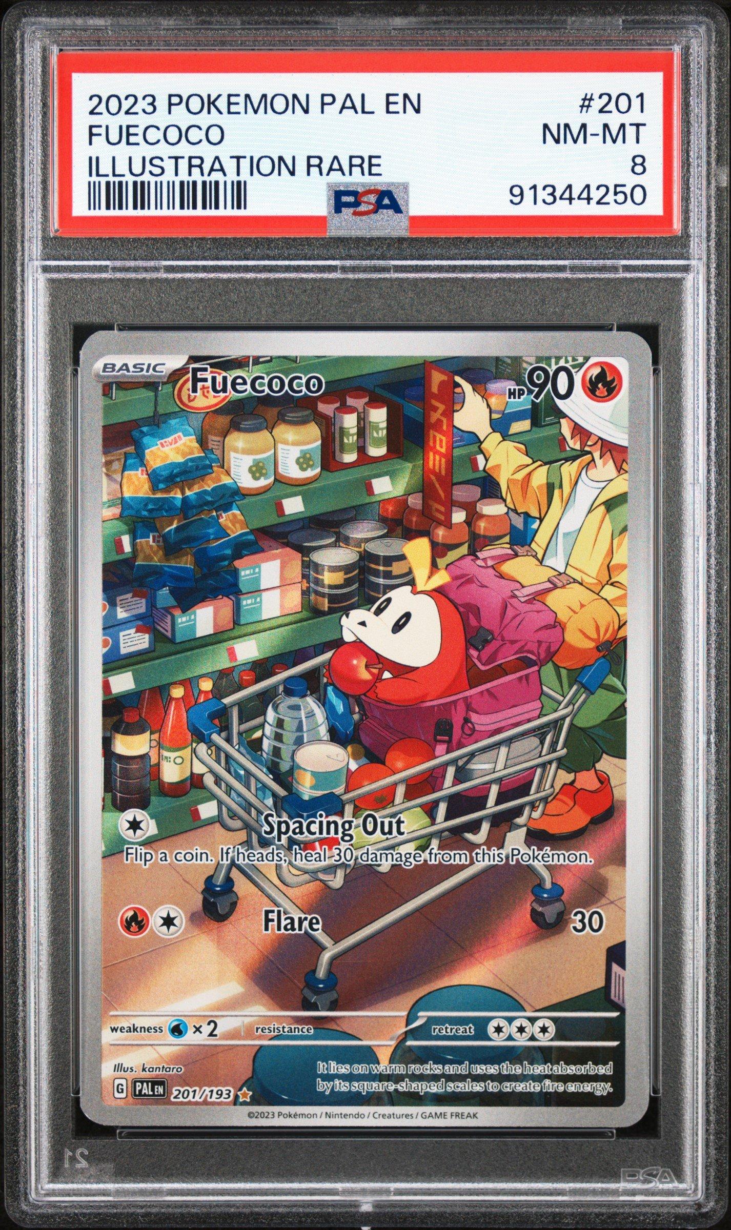 2023 Pokemon Pal En-paldea Evolved 201 Fuecoco Illustration Rare