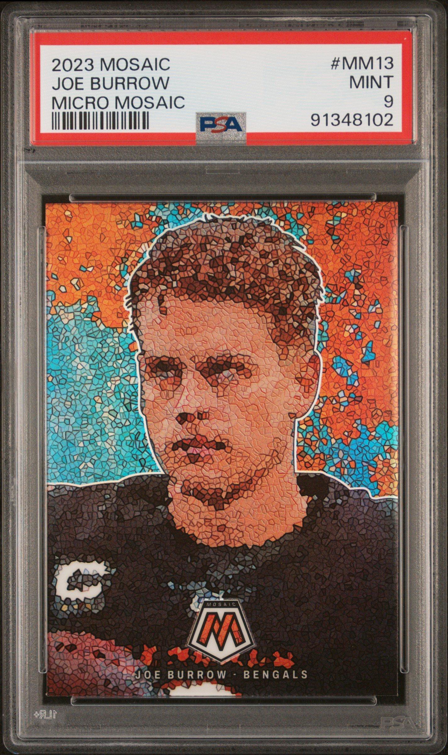 Panini Mosaic Joe deals burrow psa 9