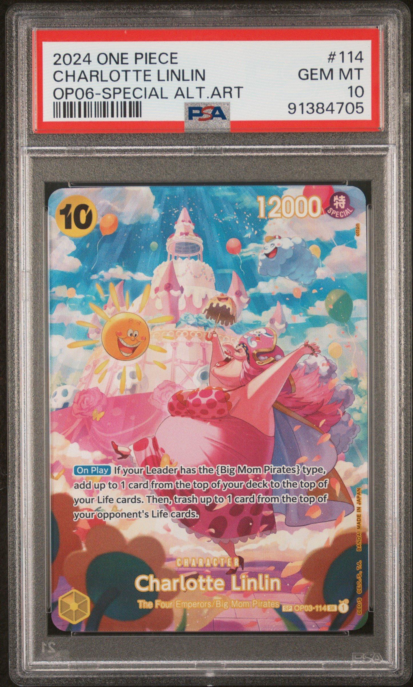 2024 One Piece Op06-wings Of The Captain 114 Charlotte Linlin