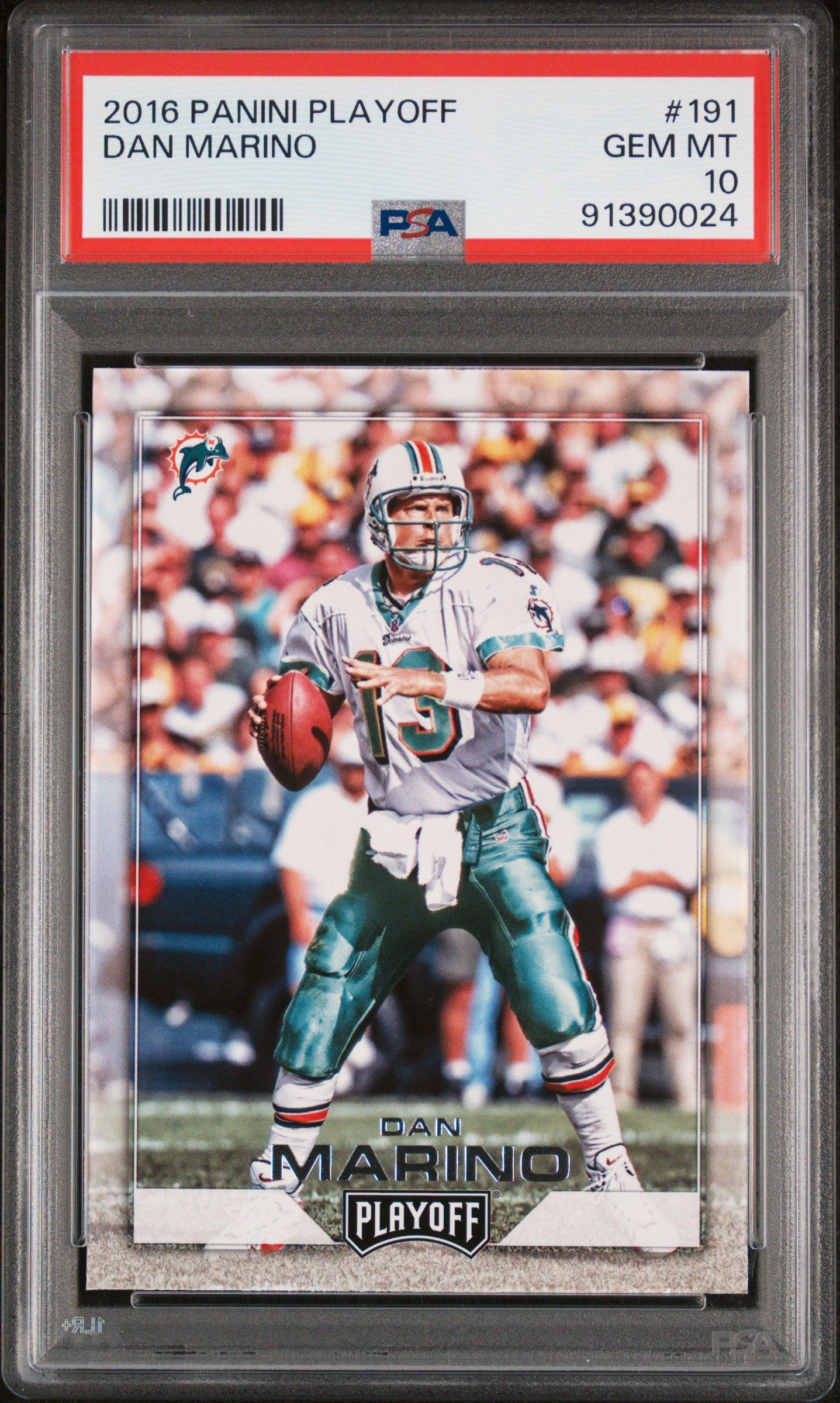 2016 Panini Playoff 191 Dan Marino PSA 10