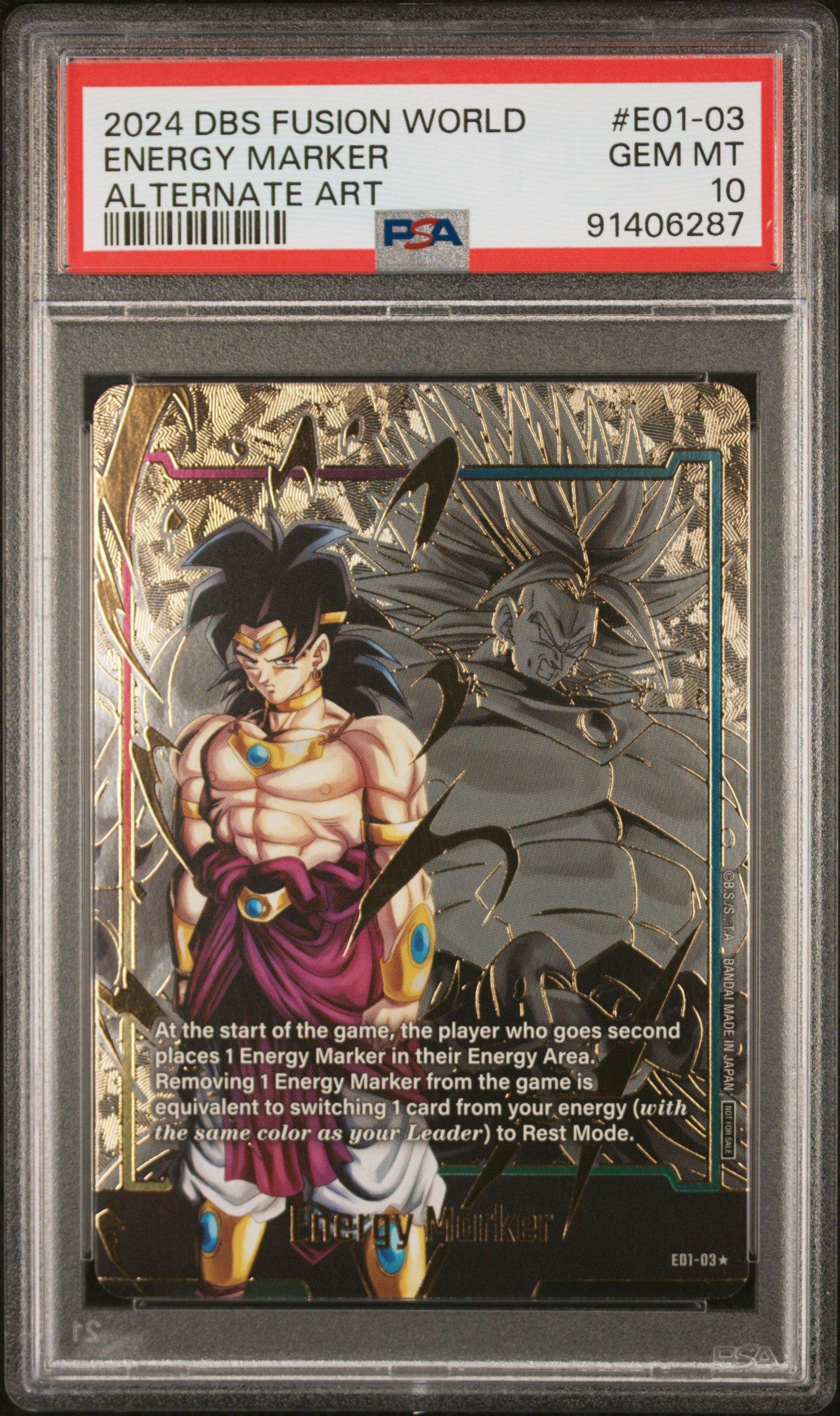 2024 Dragon Ball Super Card Game Fusion World Energy Marker Pack
