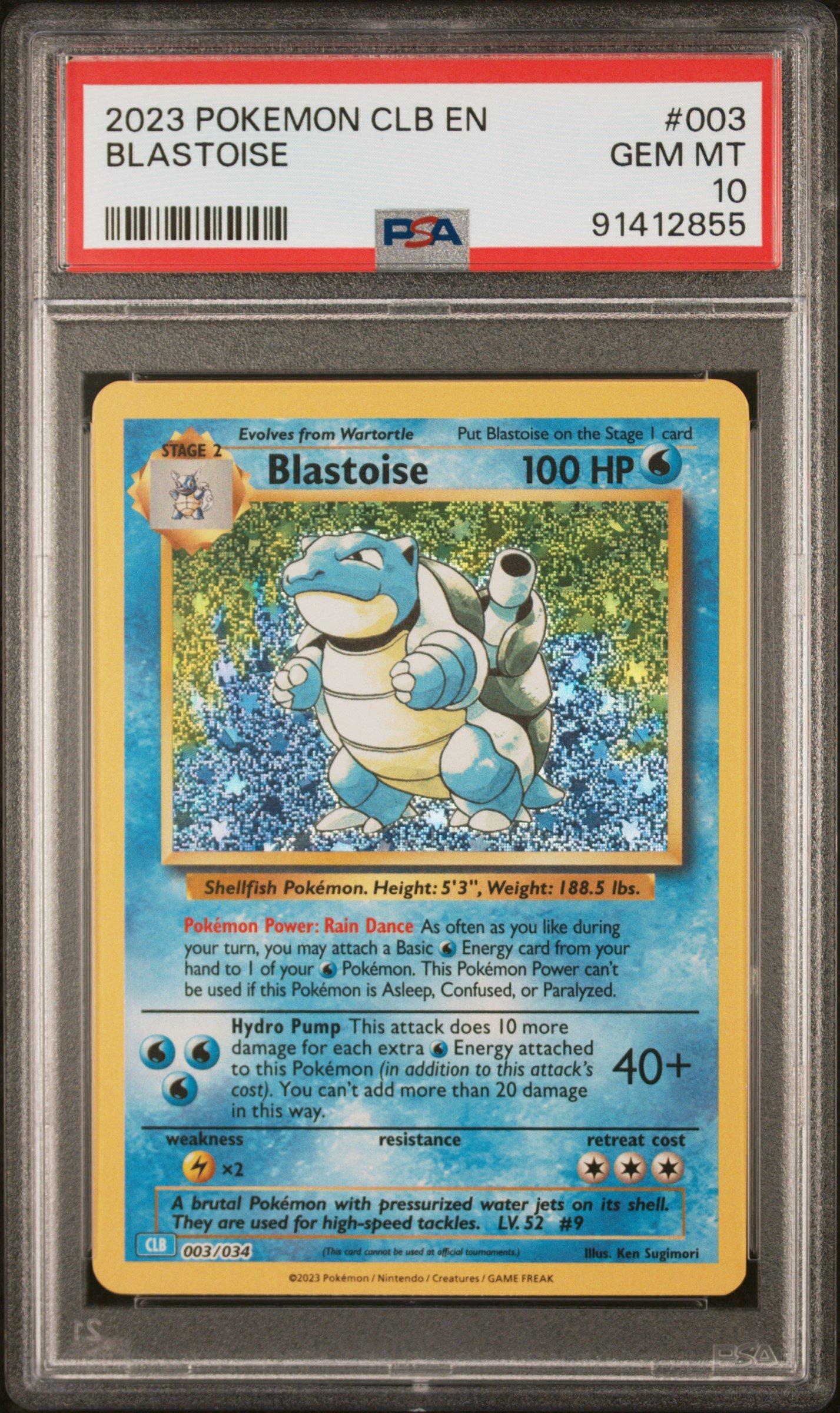 2023 Pokemon Clb-trading Card Game Classic Blastoise