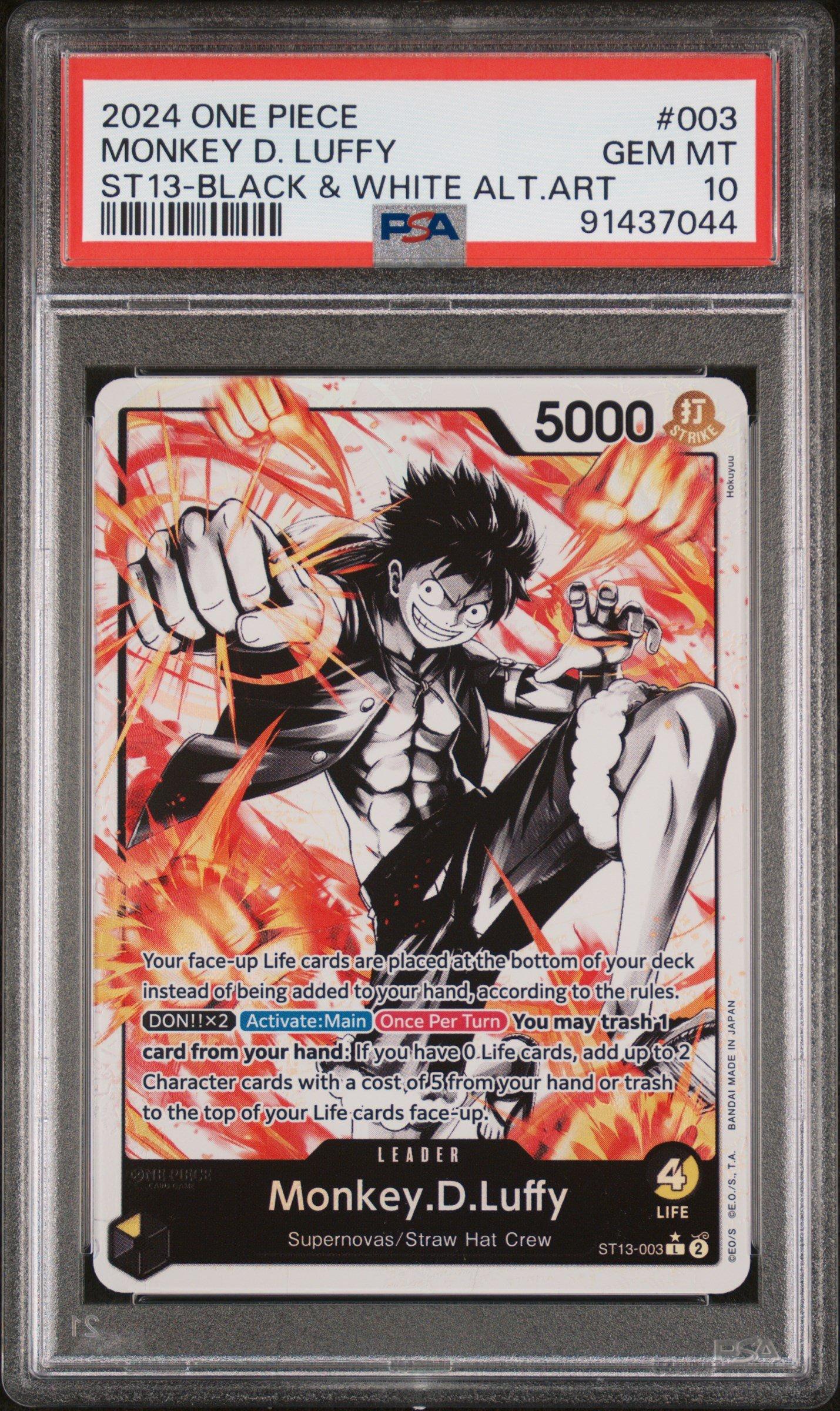 2024 One Piece Ultra Deck St13-the Three Brothers 003 Monkey
