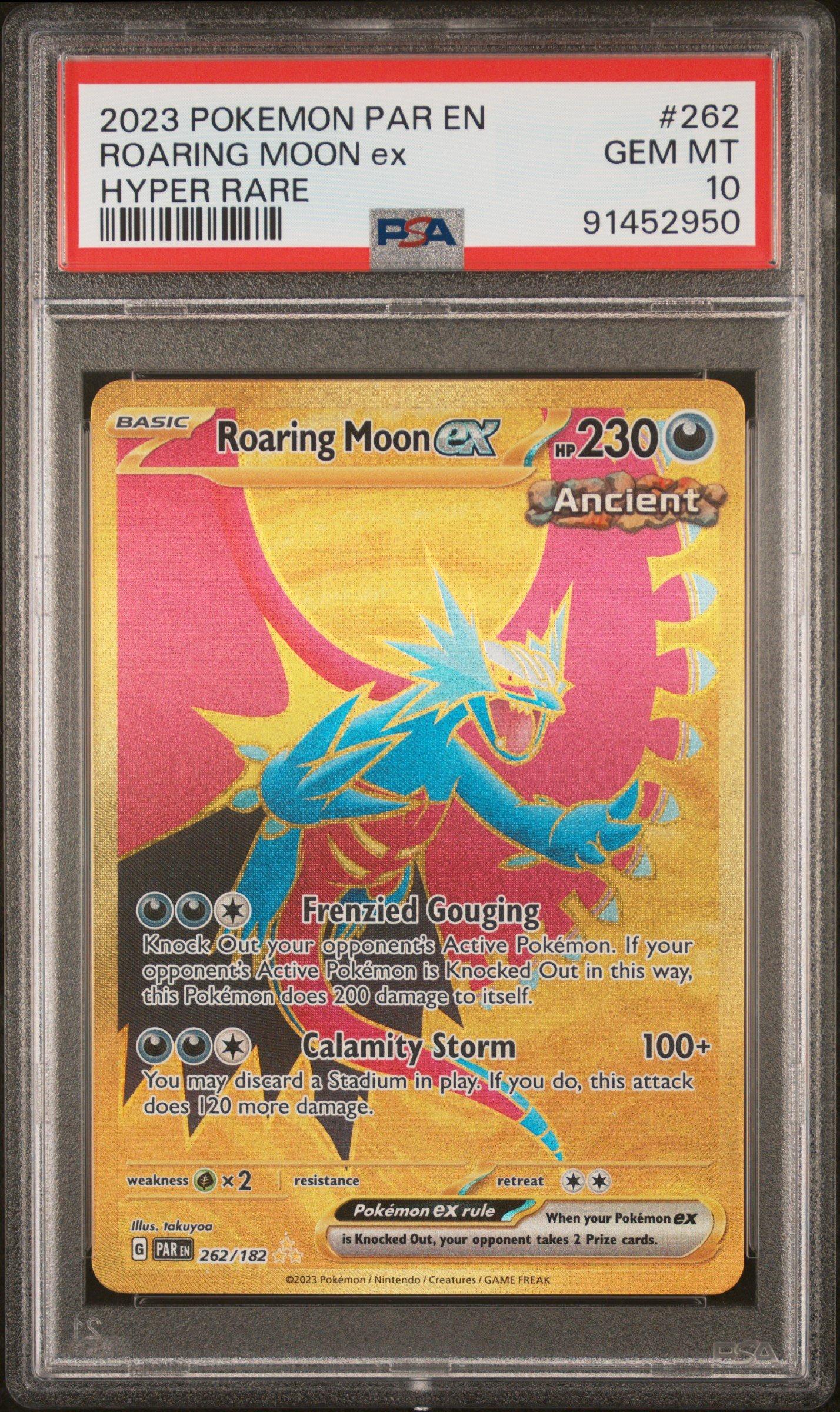 pokemon sun and moon hyper rare cards - Roaring ex 262/182 - Paradox Rift - - Gold Foil [Psychic][Psychic][Psychic] Symbiont GX GX Add the top 2 cards of your opponents deck to their Prize cards The 10 Rarest Cards from