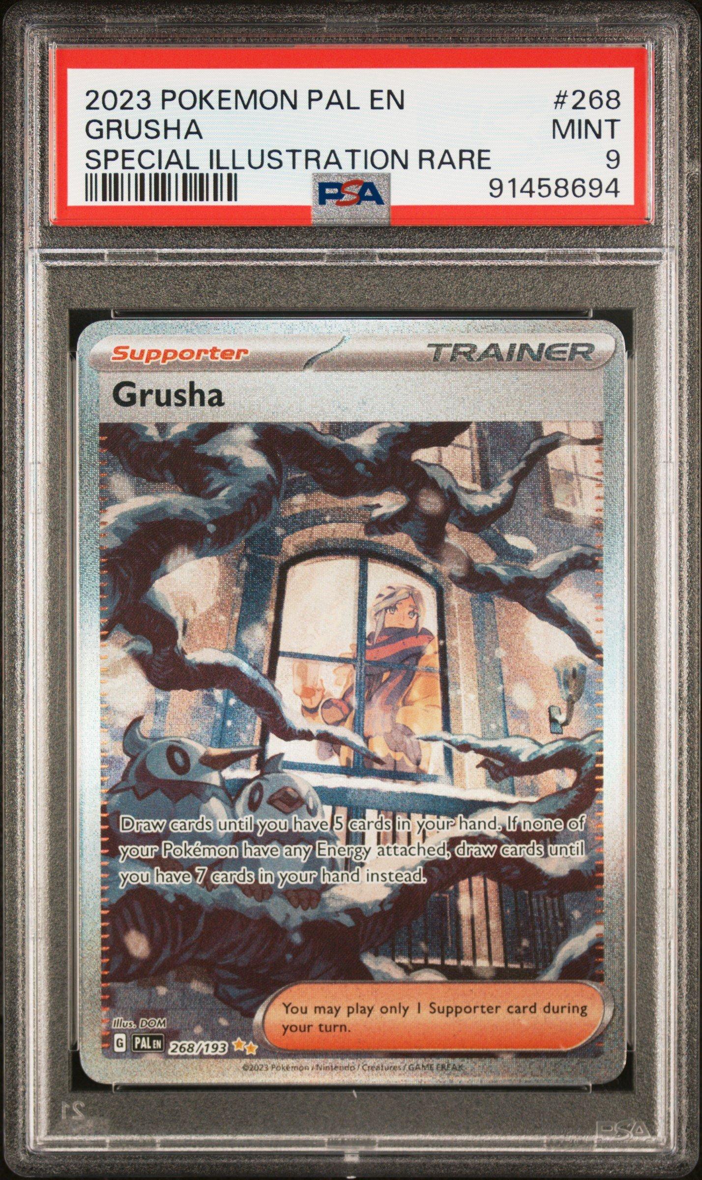 2023 Pokemon Pal En-paldea Evolved 268 Grusha PSA 9