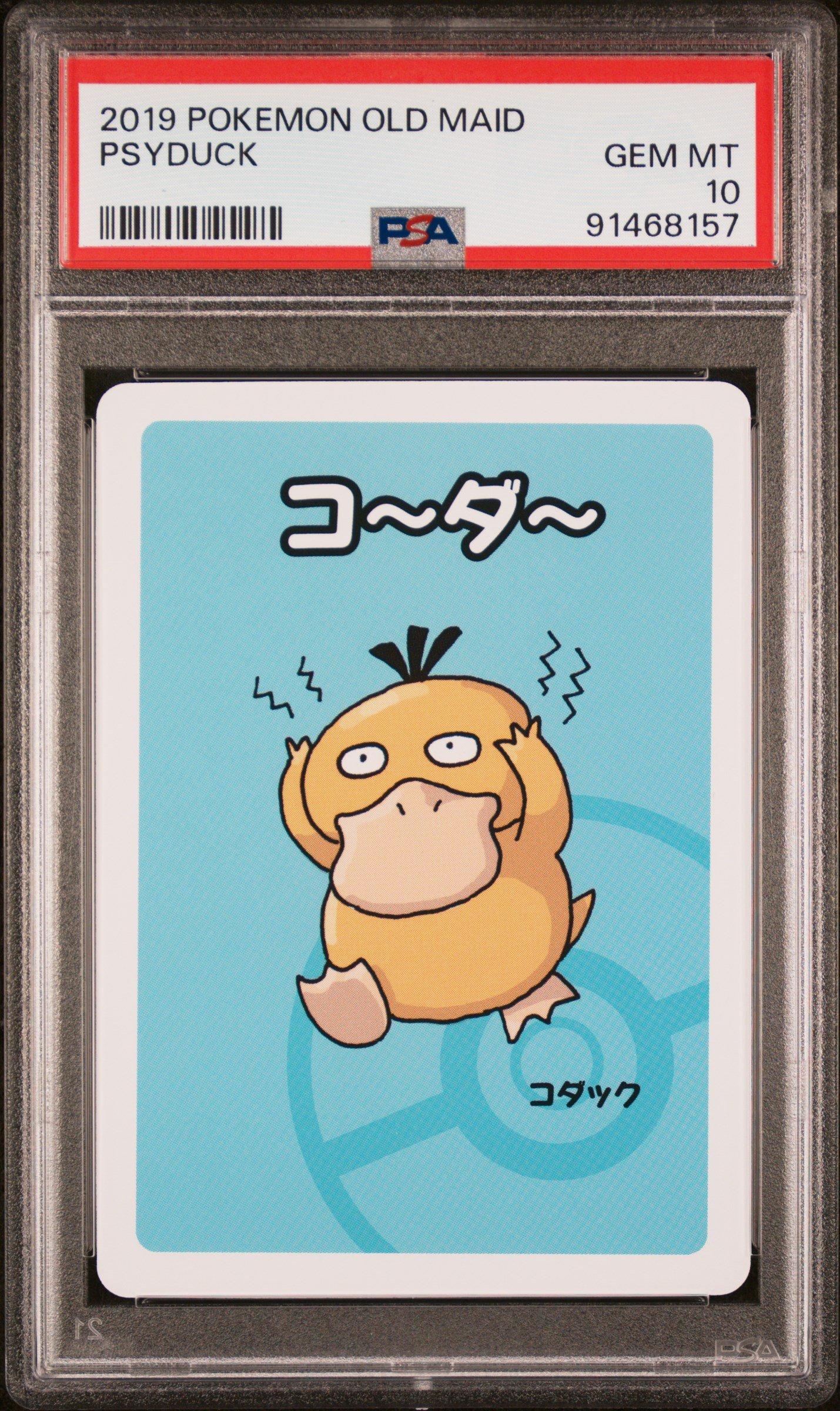 2019 Pokemon Old Maid Psyduck PSA 10 Graded Card | GameStop