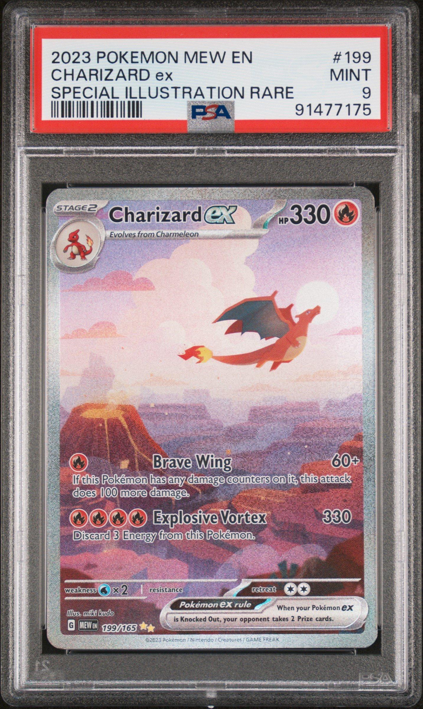 2023 Pokemon Mew En-151 199 Charizard Ex Special Illustration Rare