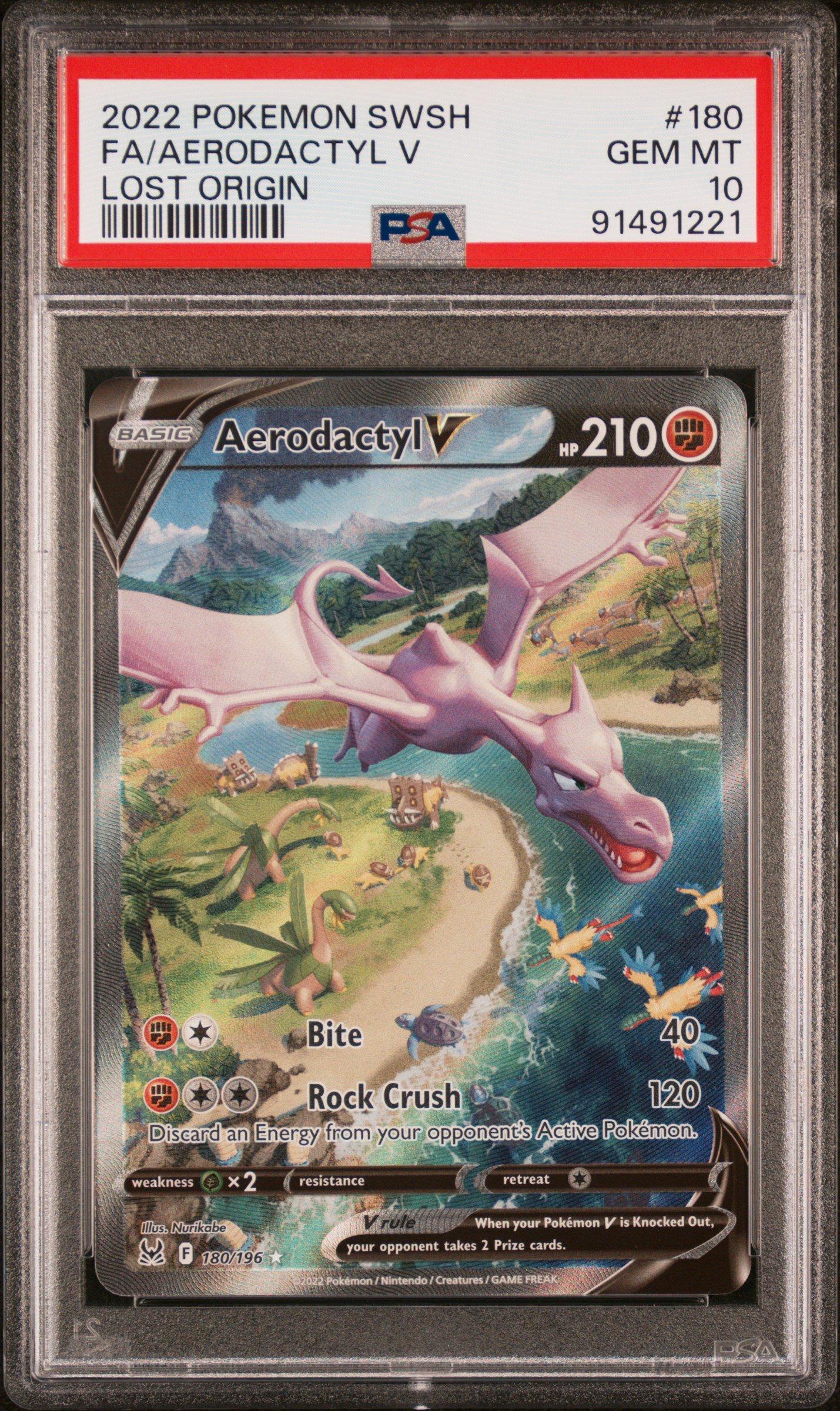 Pokémon card game s11 106/100 sr aerodactyl v