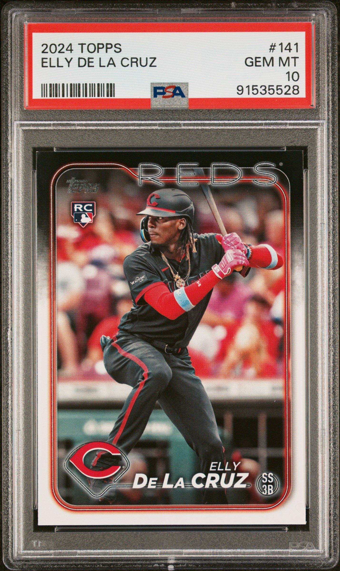 2024 Topps 141 Elly De La Cruz PSA 10 Graded Card | GameStop