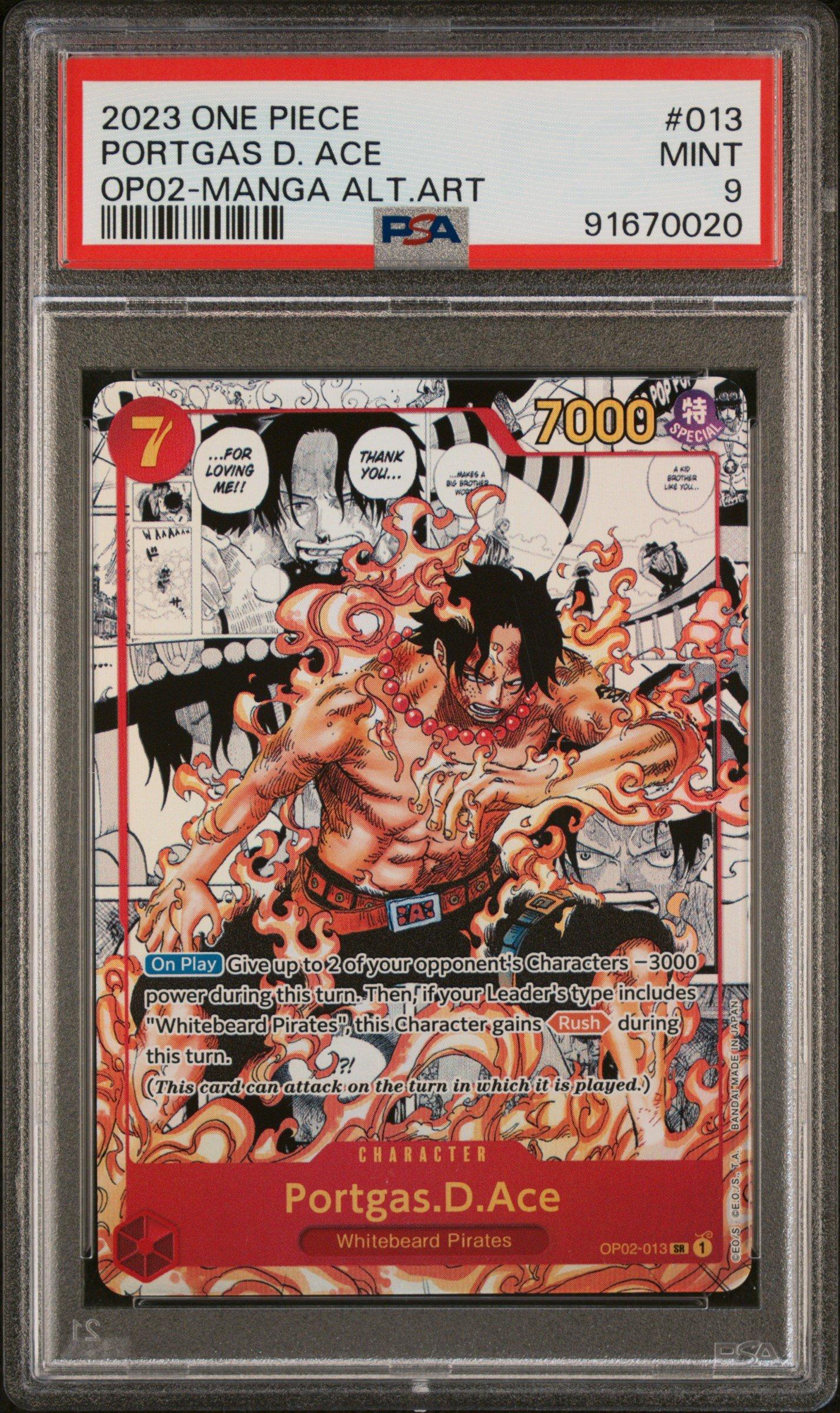 2023 One Piece Op02-paramount War 013 Portgas D. Ace Manga