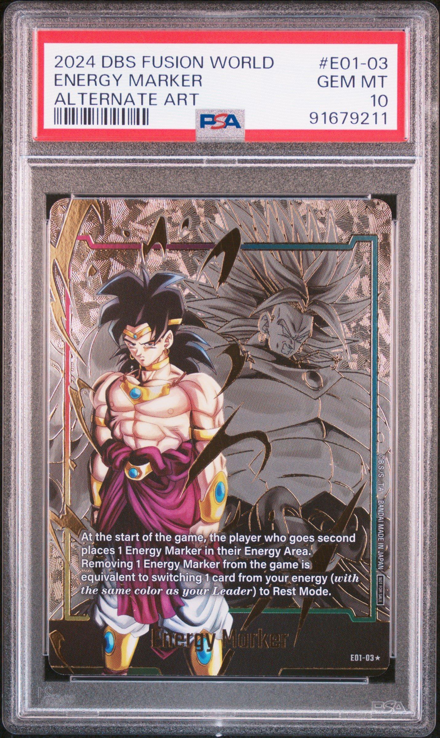 2024 Dragon Ball Super Card Game Fusion World Energy Marker Pack