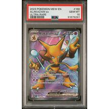 2023 Pokemon Mew En-151 188 Alakazam Ex Ultra Rare PSA 10