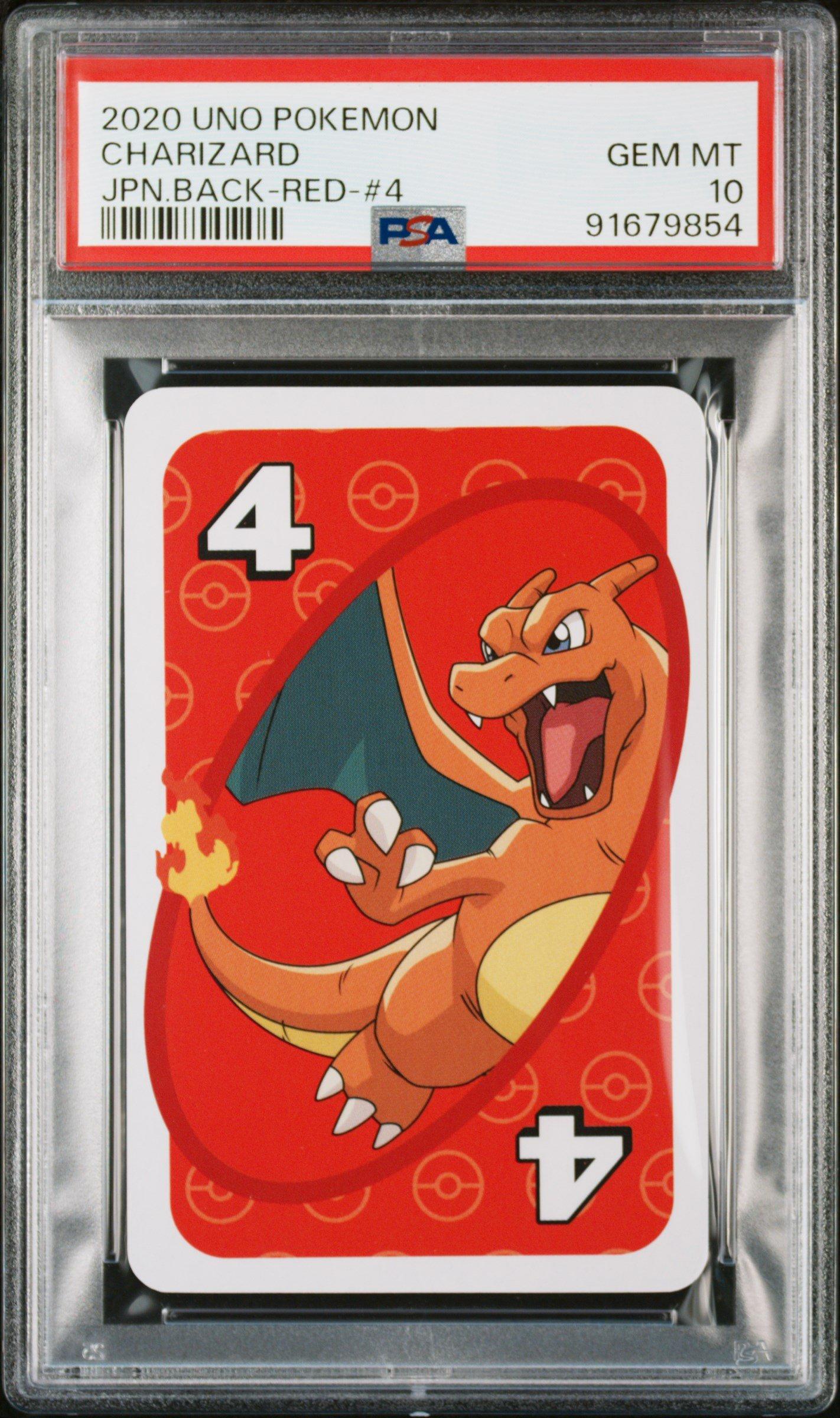 ポケモン UNO リザードン #4 PSA10 2020 2020 Uno Pokemon Charizard Japanese Back-red-#4 PSA 10 Graded Card
