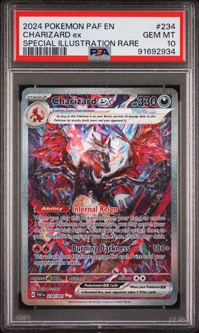 2024 Pokemon Paf En-paldean Fates 234 Charizard Ex Special