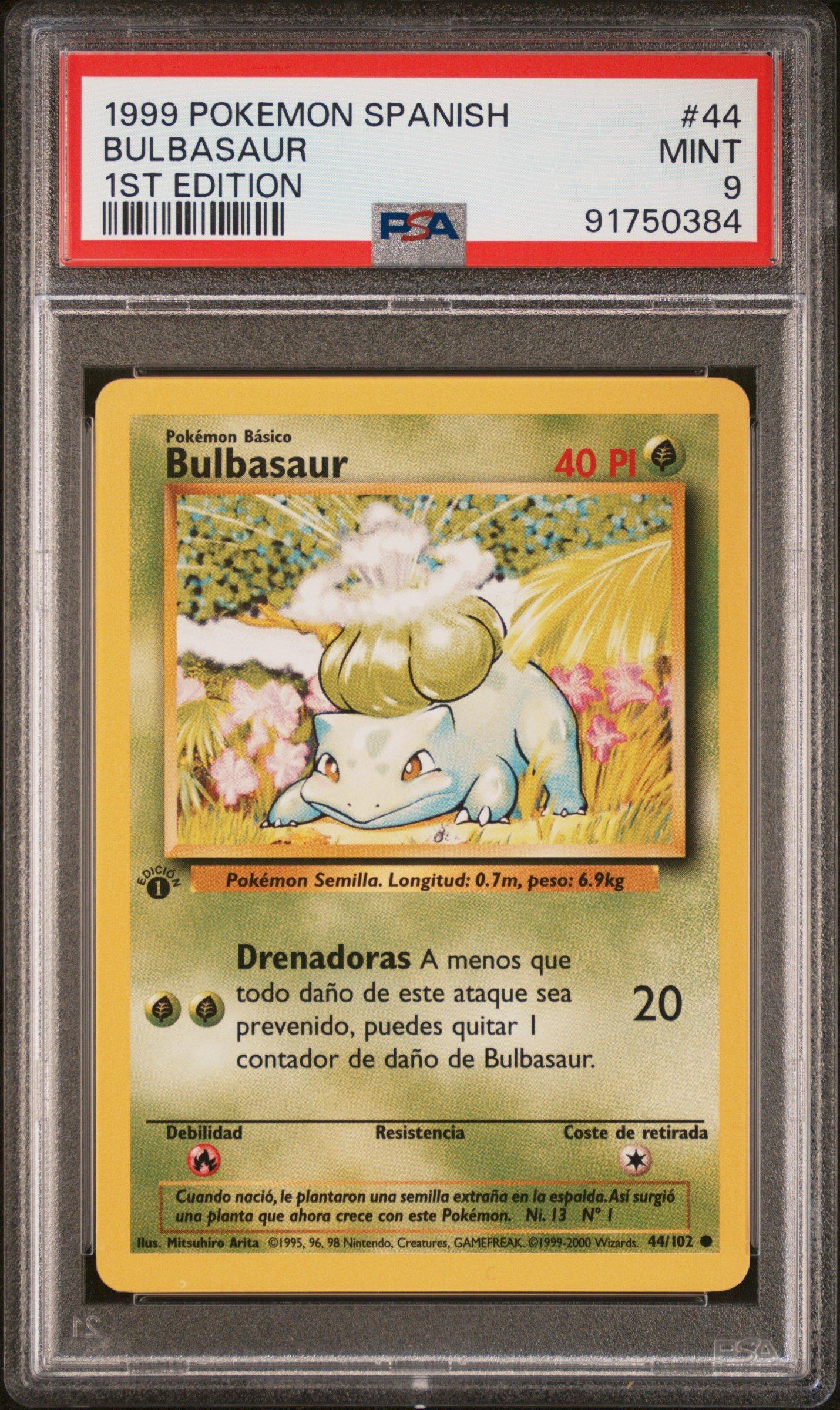bulbasaur first edition card 001/075 Bulbasaur 1st Edition main image 1