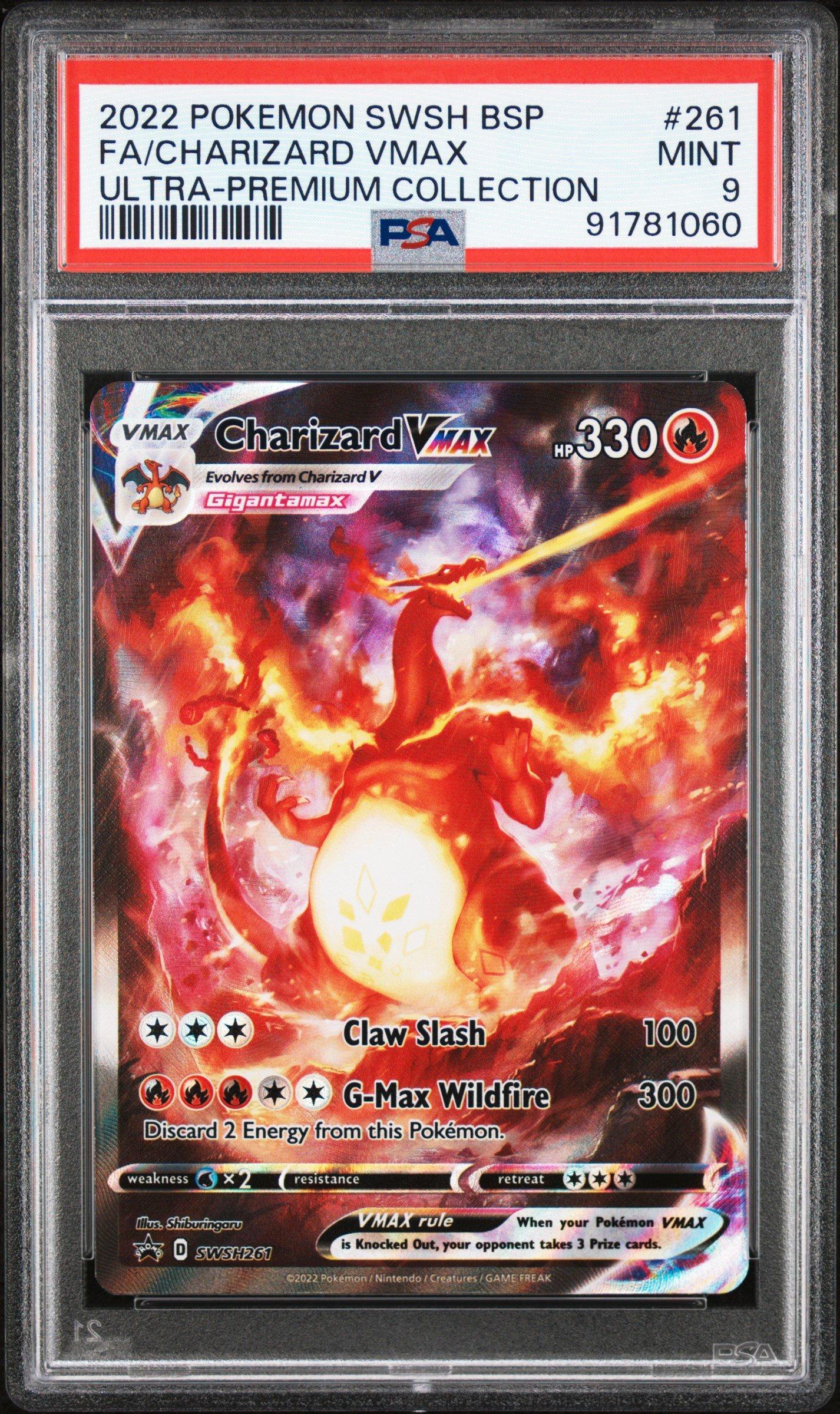 Pokemon Charizard VMax Black Star Promo - 2022 Charizard UPC deals - PSA 10 Gem MINT