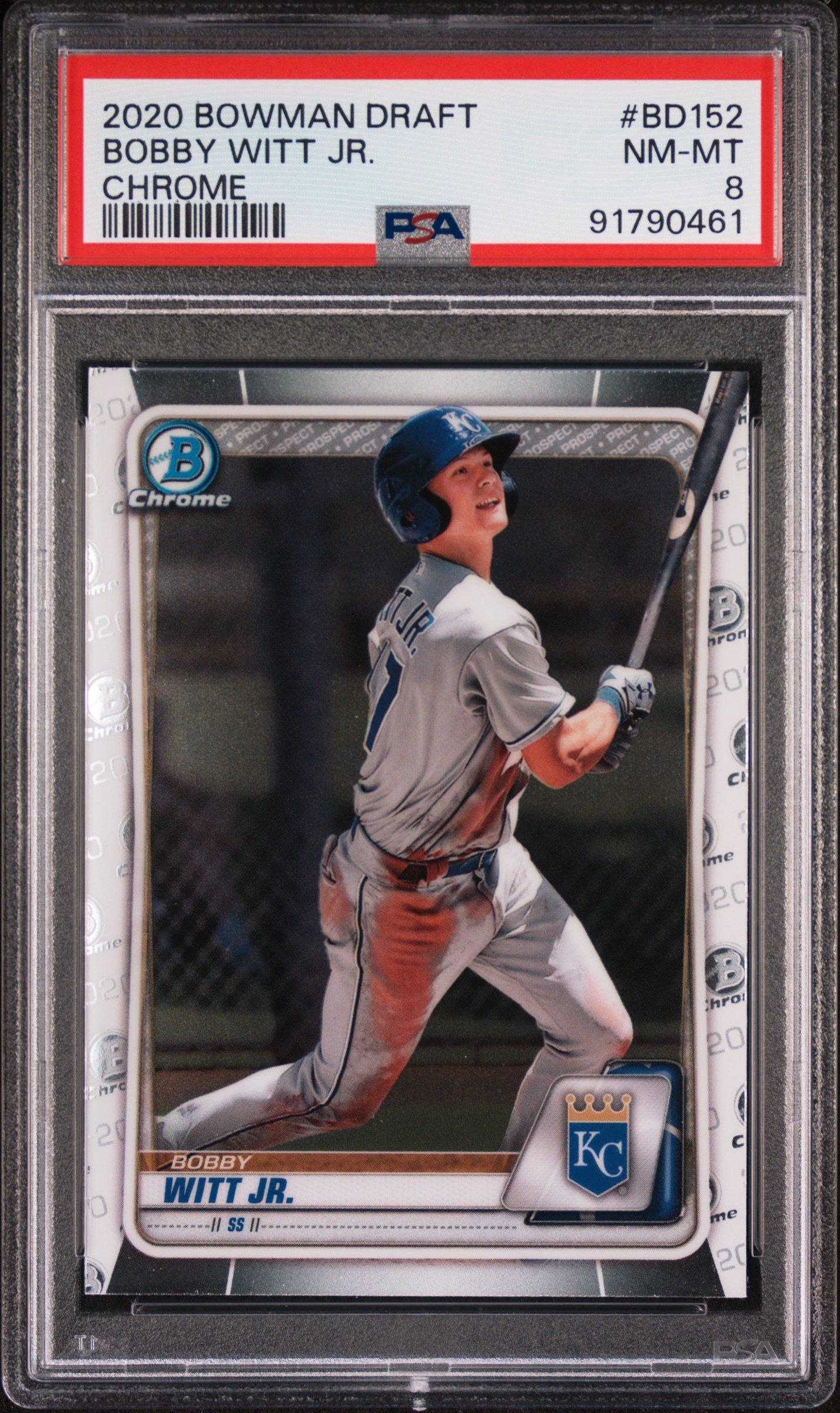 2020 Bowman Draft Bd152 Bobby Witt Jr. PSA 8