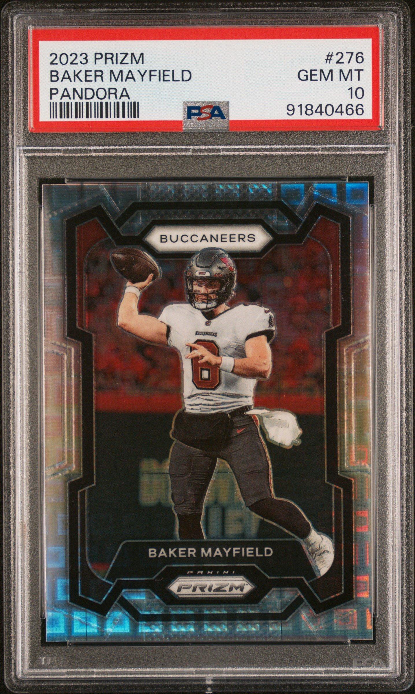 Baker Mayfield panini Prizm deals Nfl psa 10 gem mint rookie card