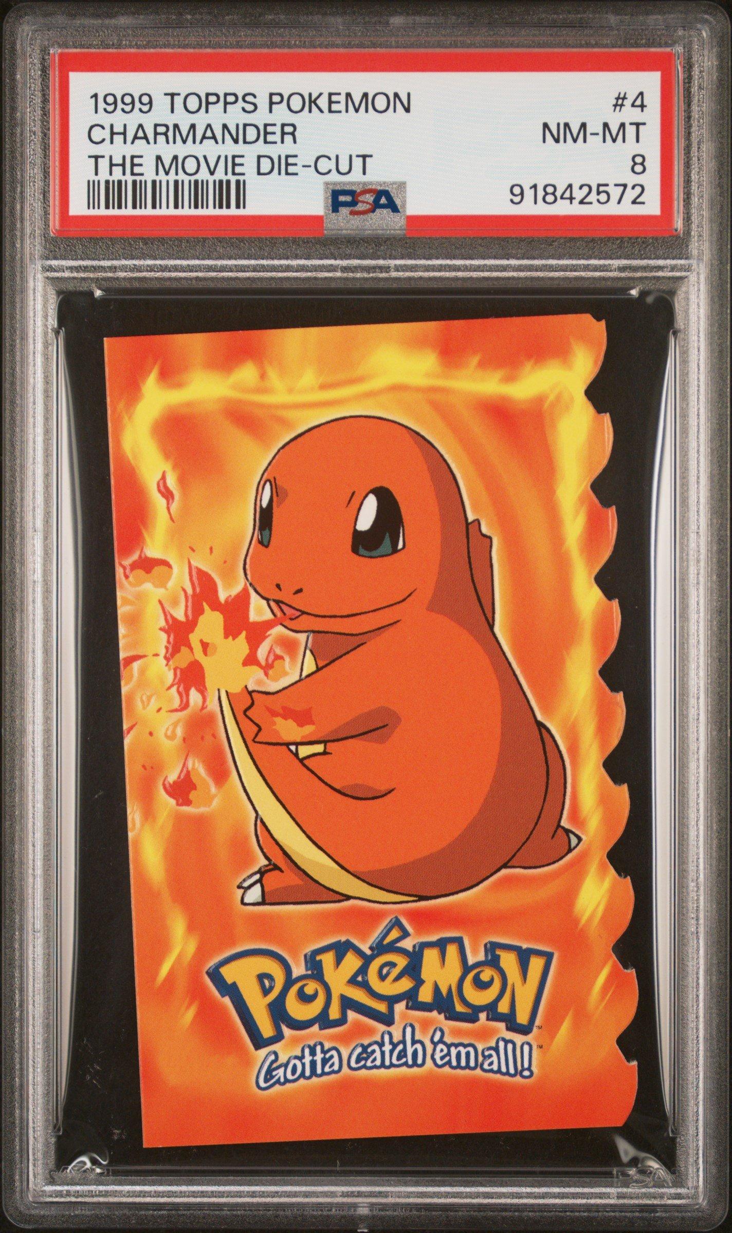 charmander pokemon card 1999 Pokemon: 1999 Topps Jumbo Chrome Charmander #4/5  Double Infinity Gaming