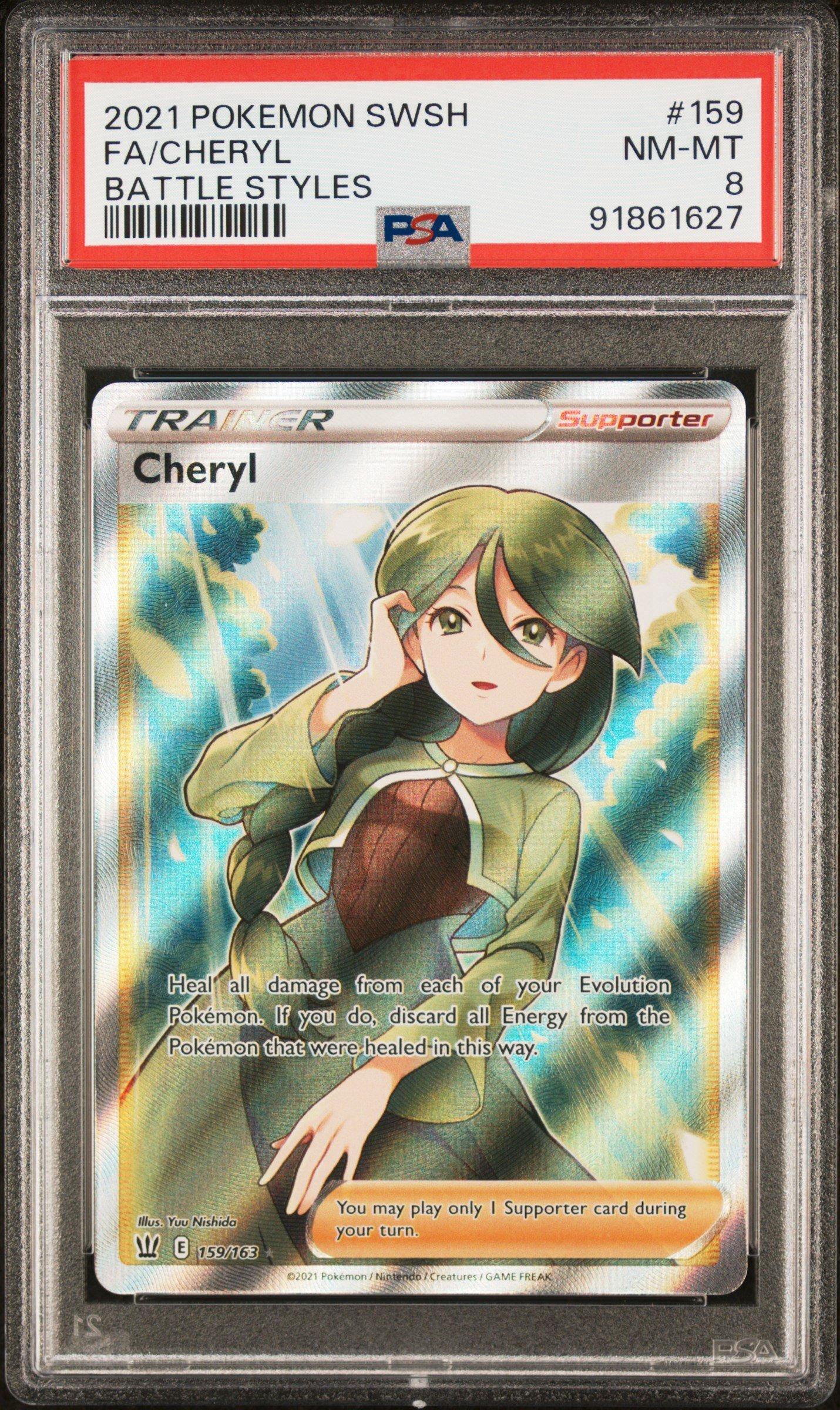 cheryl pokemon card full art 159/163 Cheryl