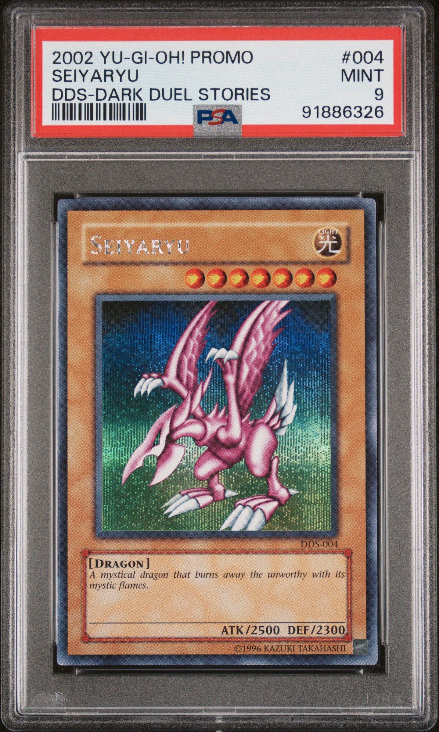 2002 Yu-gi-oh! Promo Dds-dark Duel Stories 004 Seiyaryu PSA 9 Graded Card |  GameStop