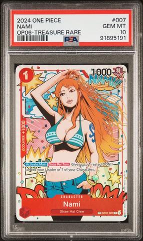 2024 One Piece Op06-wings Of The Captain 007 Nami Treasure