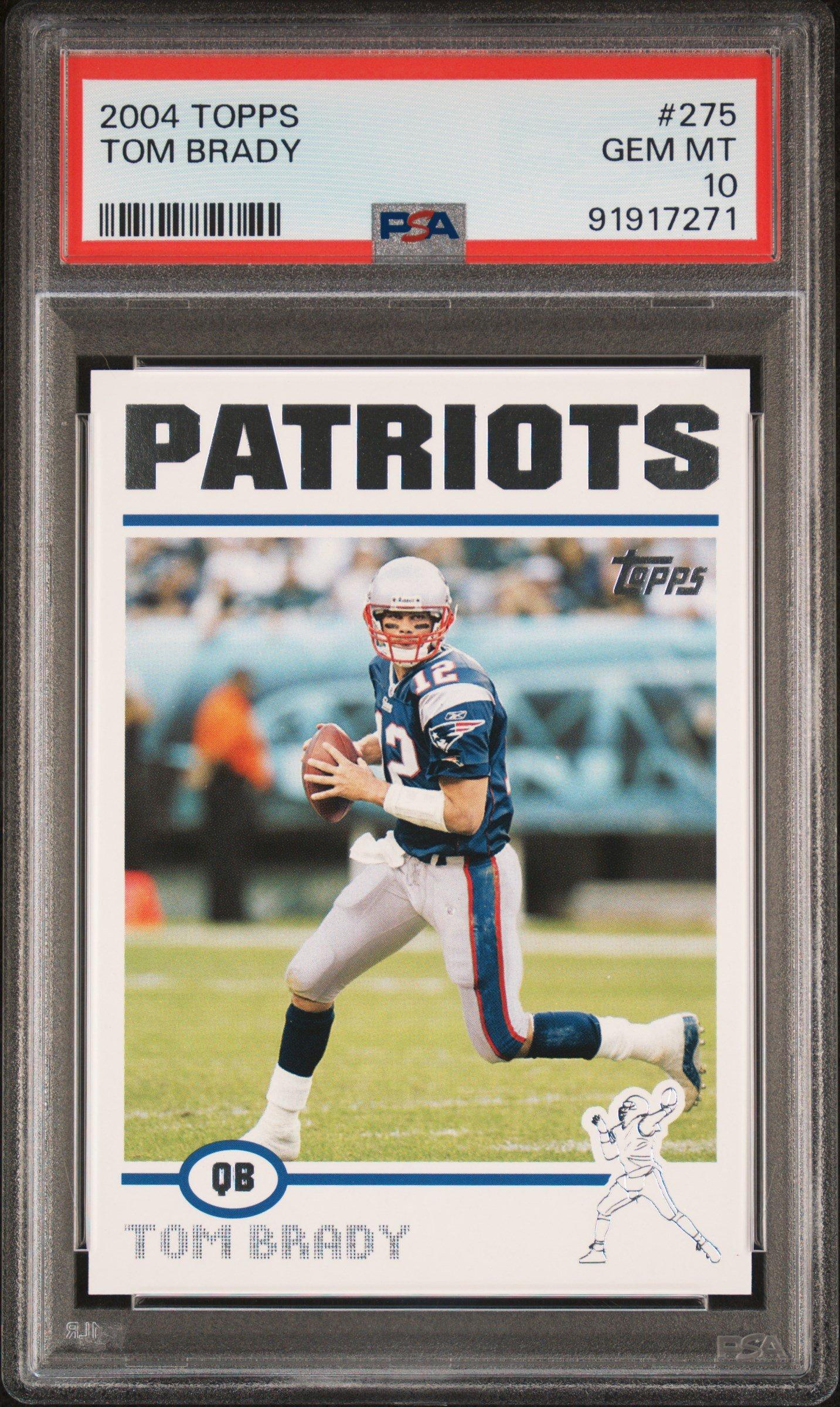 2004 Topps 275 Tom Brady PSA 10