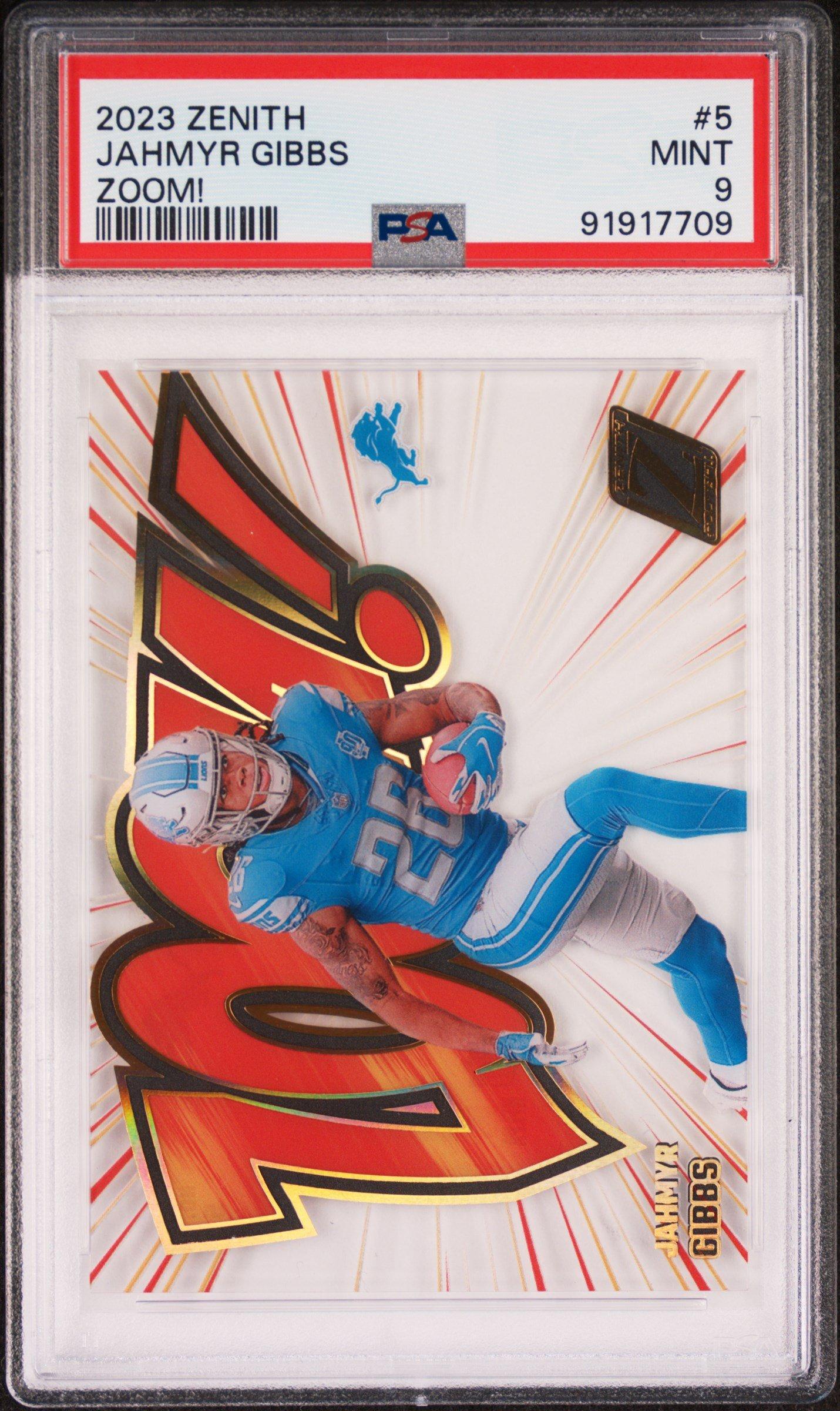 2023 Panini Zenith Zoom! 5 Jahmyr Gibbs PSA 9 Graded Card | GameStop