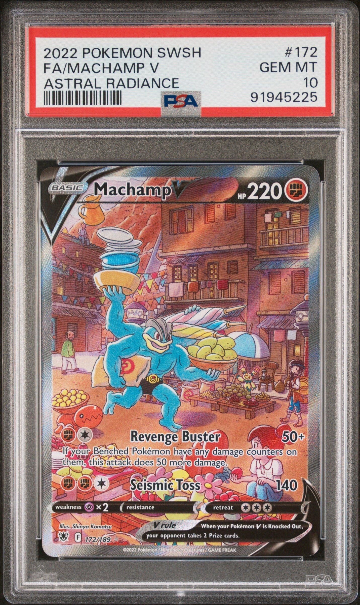2022 Pokemon Sword & Shield Astral Radiance 172 Full Art/machamp V